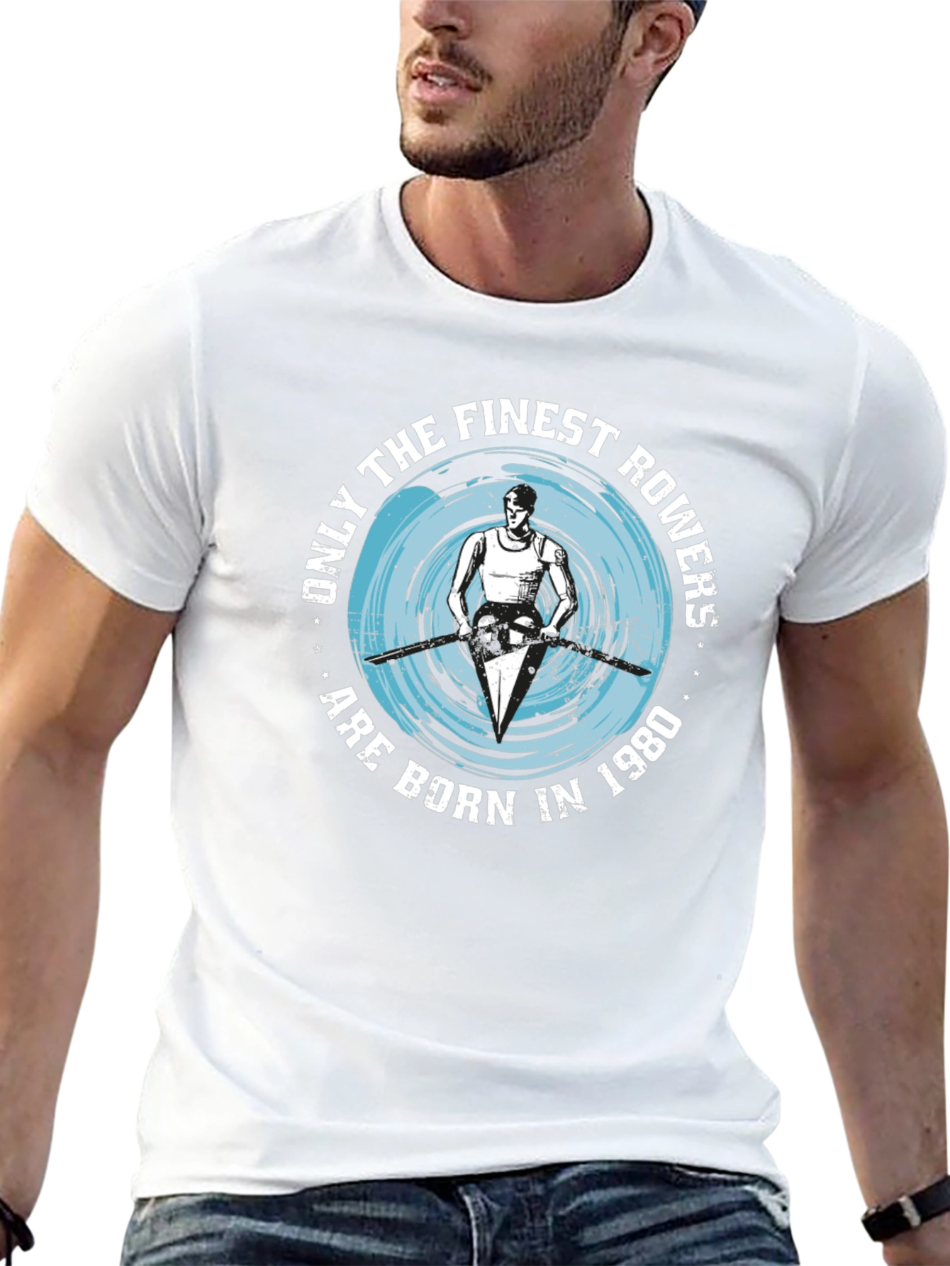 Finest Rowers Born in 1980 Graphic T-Shirt