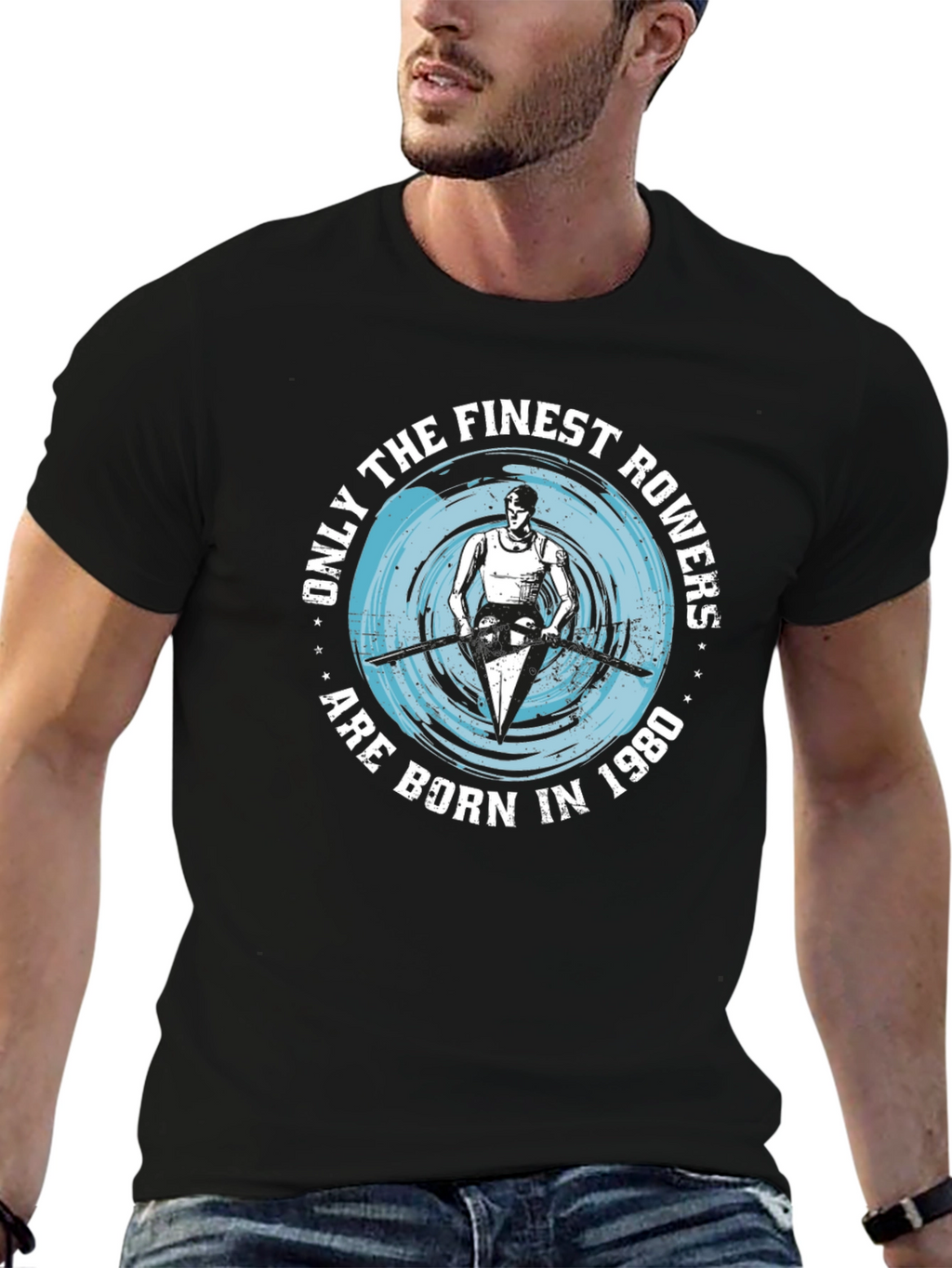 Finest Rowers Born in 1980 Graphic T-Shirt