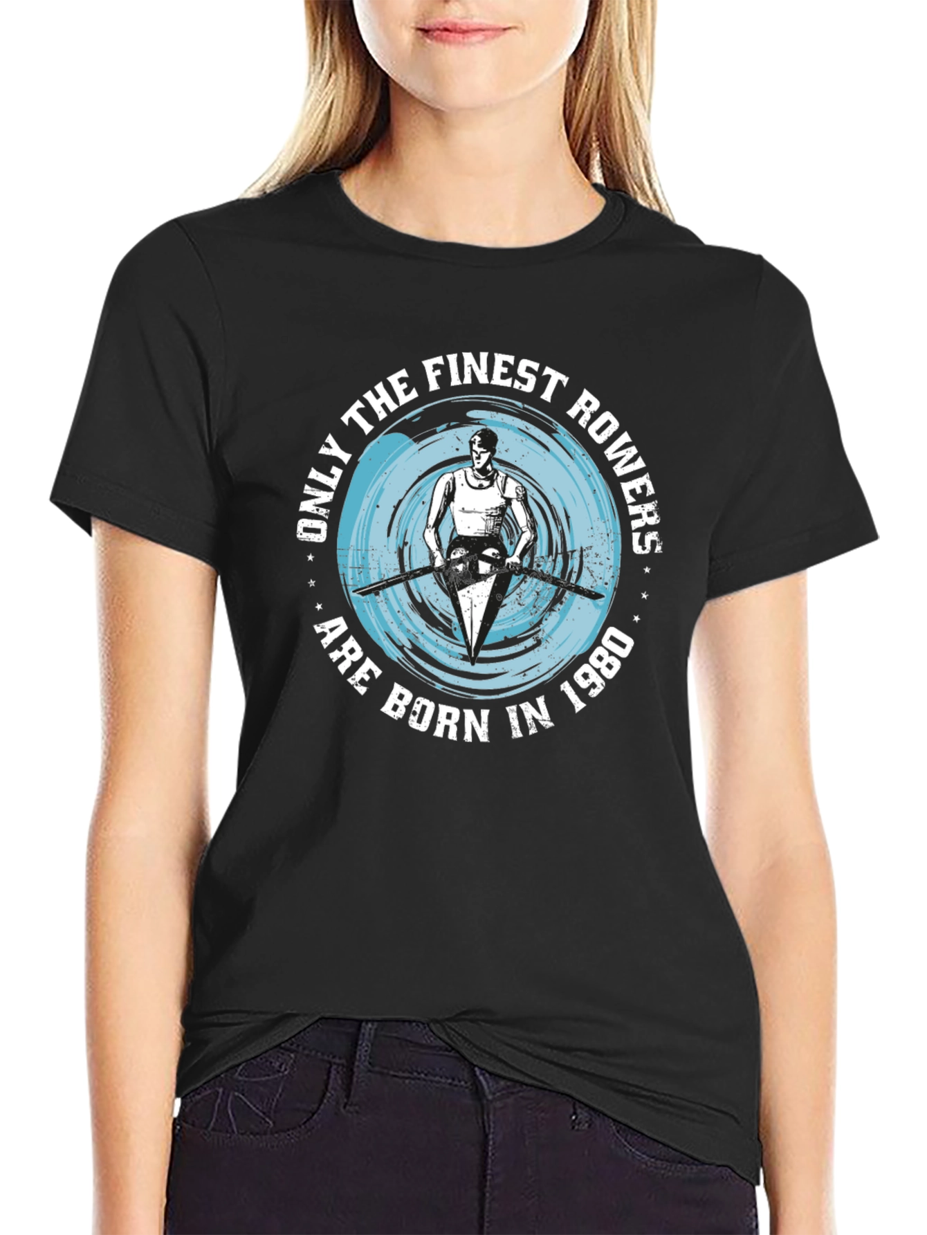 Finest Rowers Born in 1980 Graphic T-Shirt