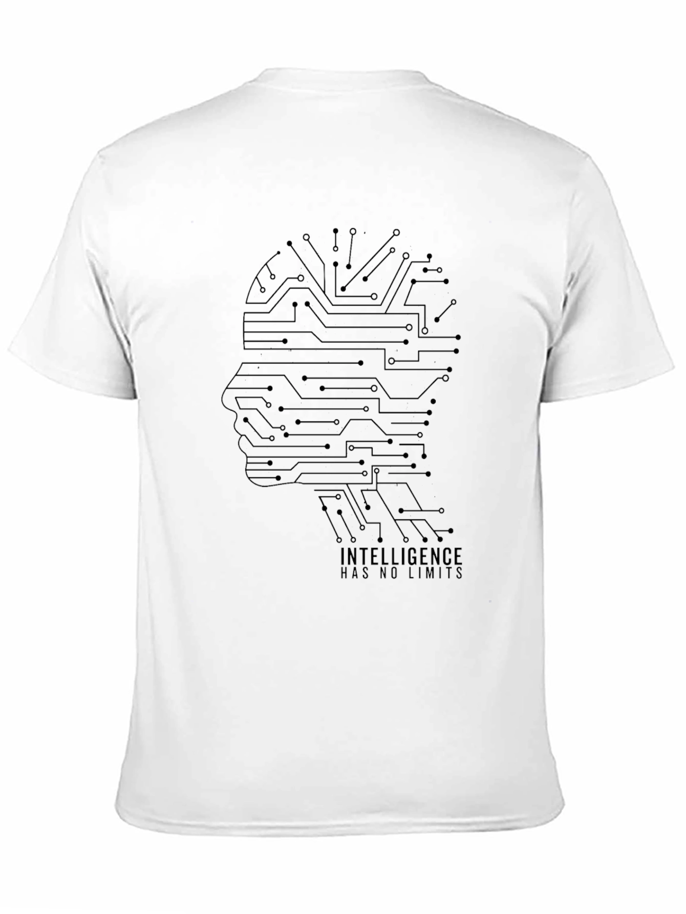Intelligence Has No Limits Graphic Tee - Black