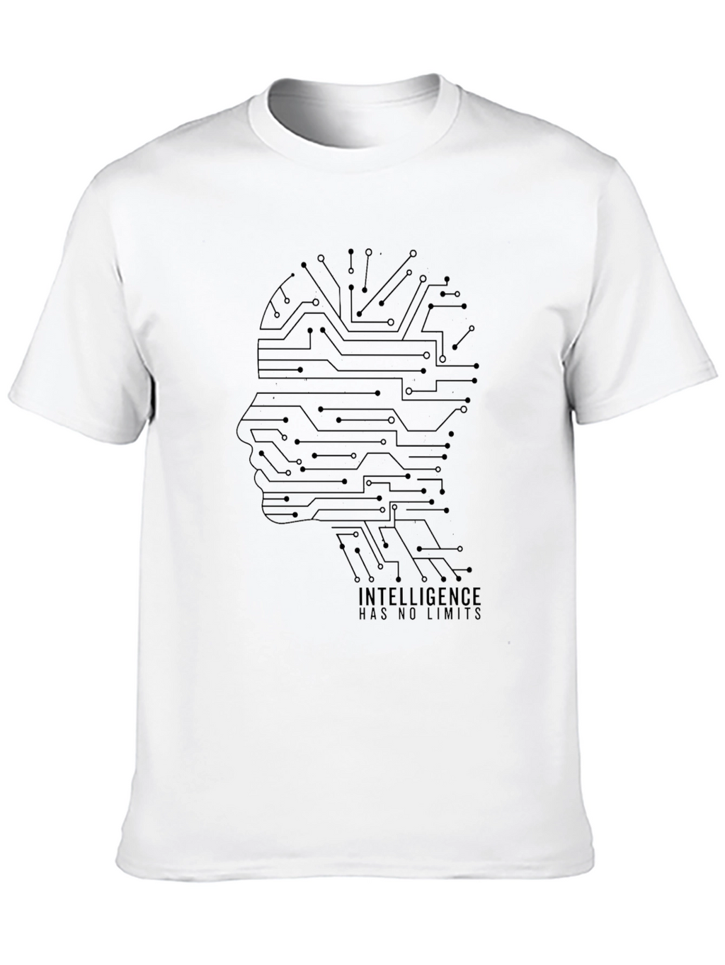 Intelligence Has No Limits Graphic Tee - Black