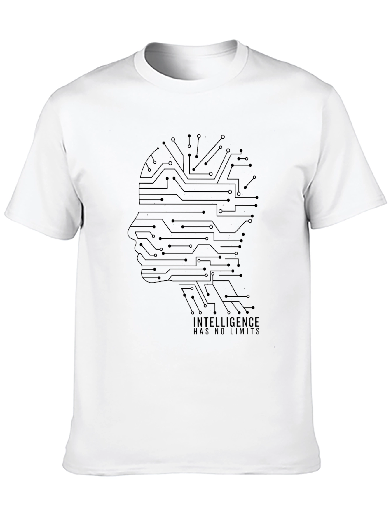Intelligence Has No Limits Graphic Tee - Black