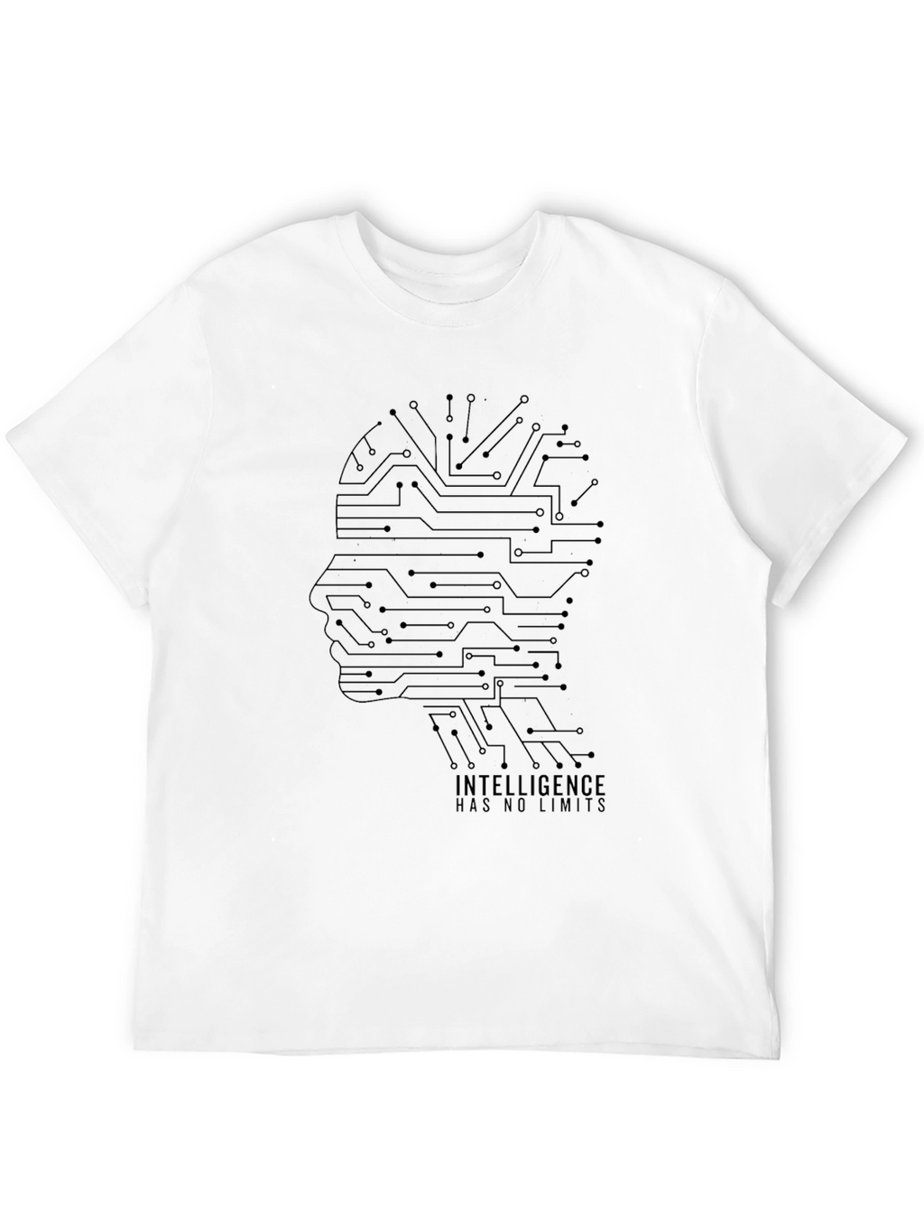 Intelligence Has No Limits Graphic Tee - Black