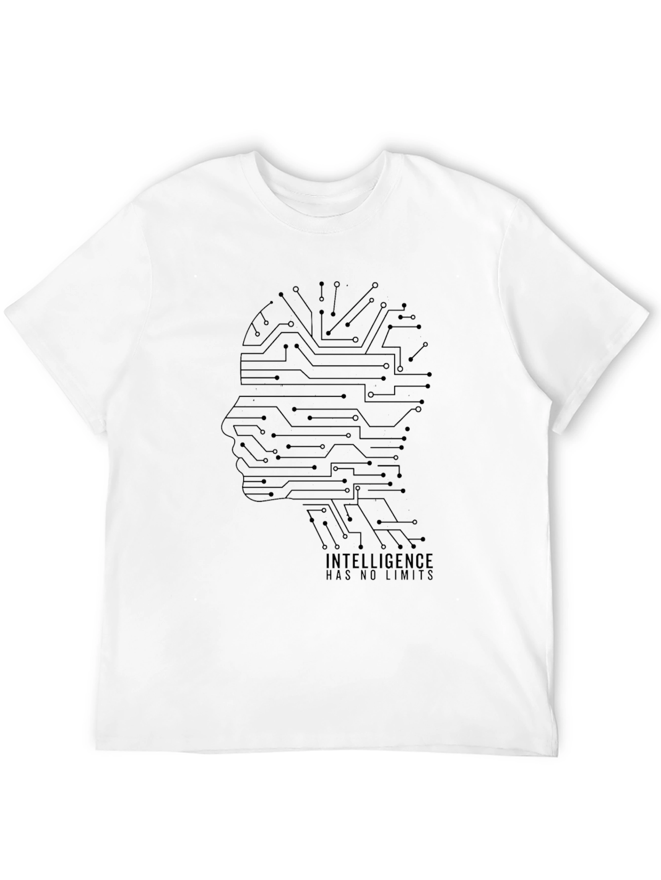 Intelligence Has No Limits Graphic Tee - Black