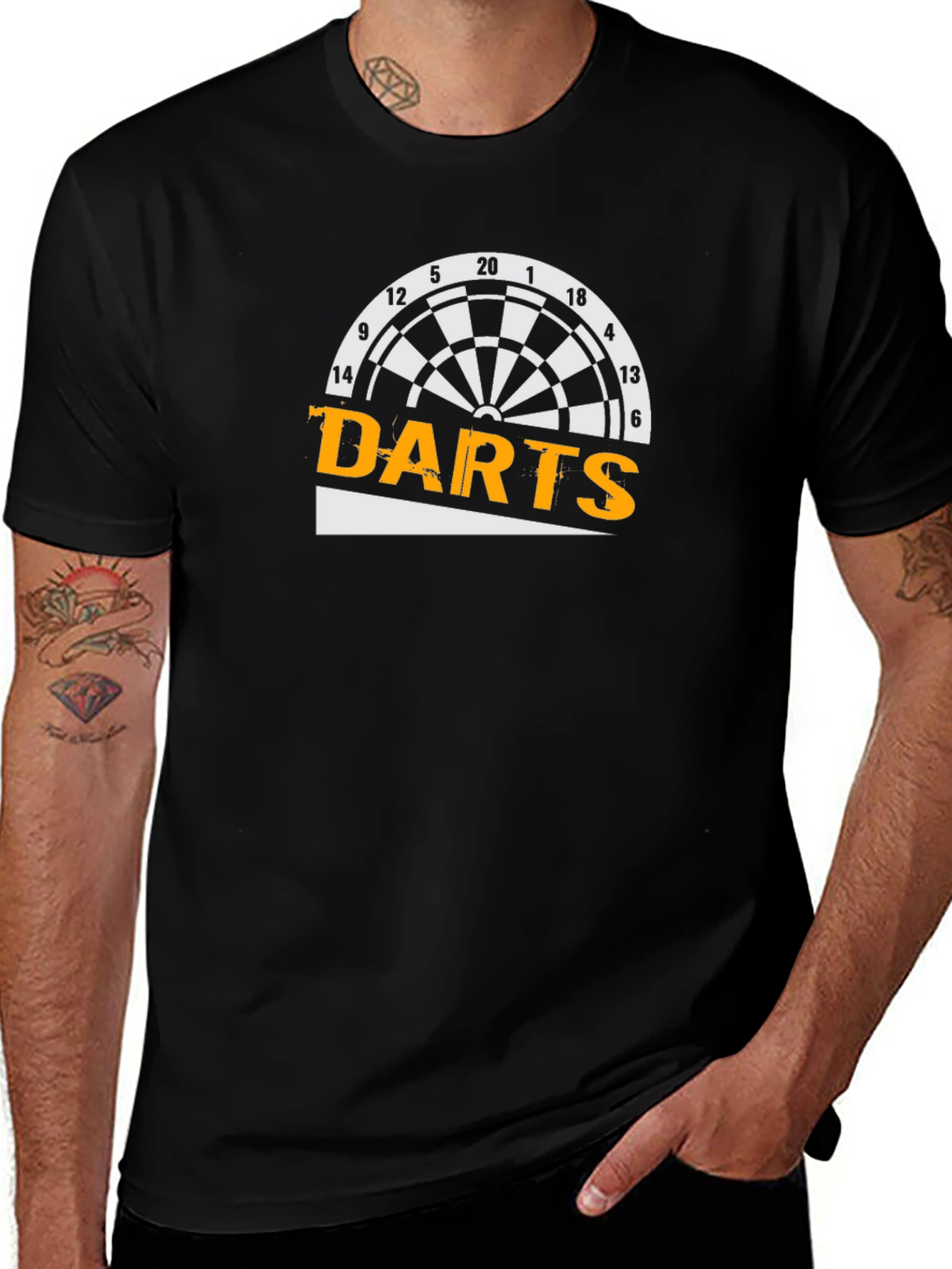 Darts T-Shirt - Black