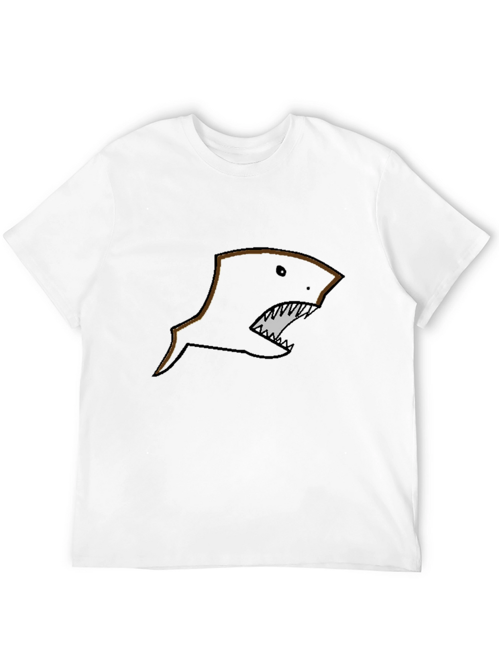 Mens Black Shark Graphic T-Shirt