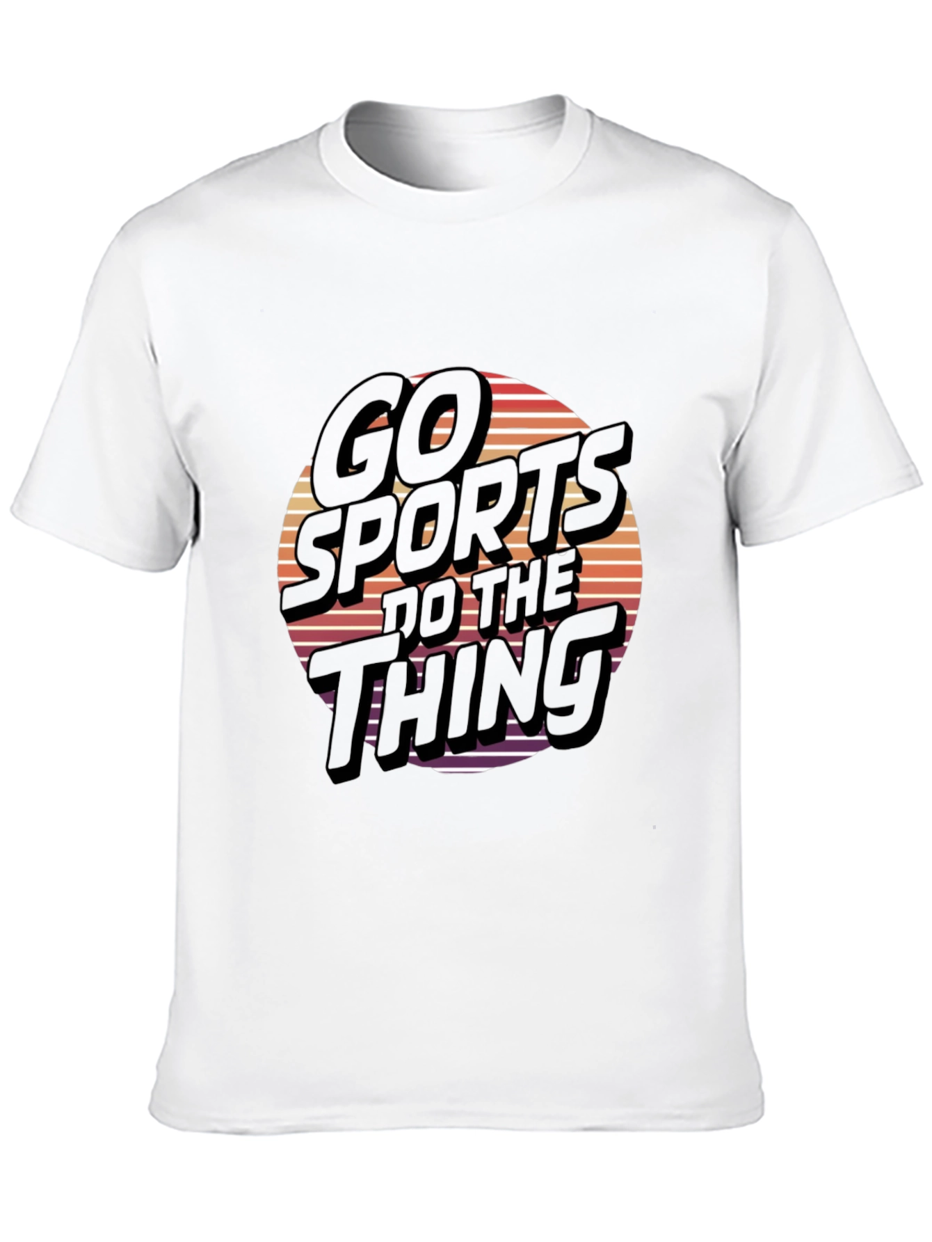 Go Sports Do The Thing T-Shirt Graphic Novelty Tee