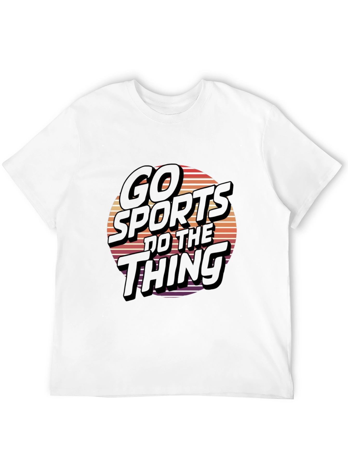 Go Sports Do The Thing T-Shirt Graphic Novelty Tee