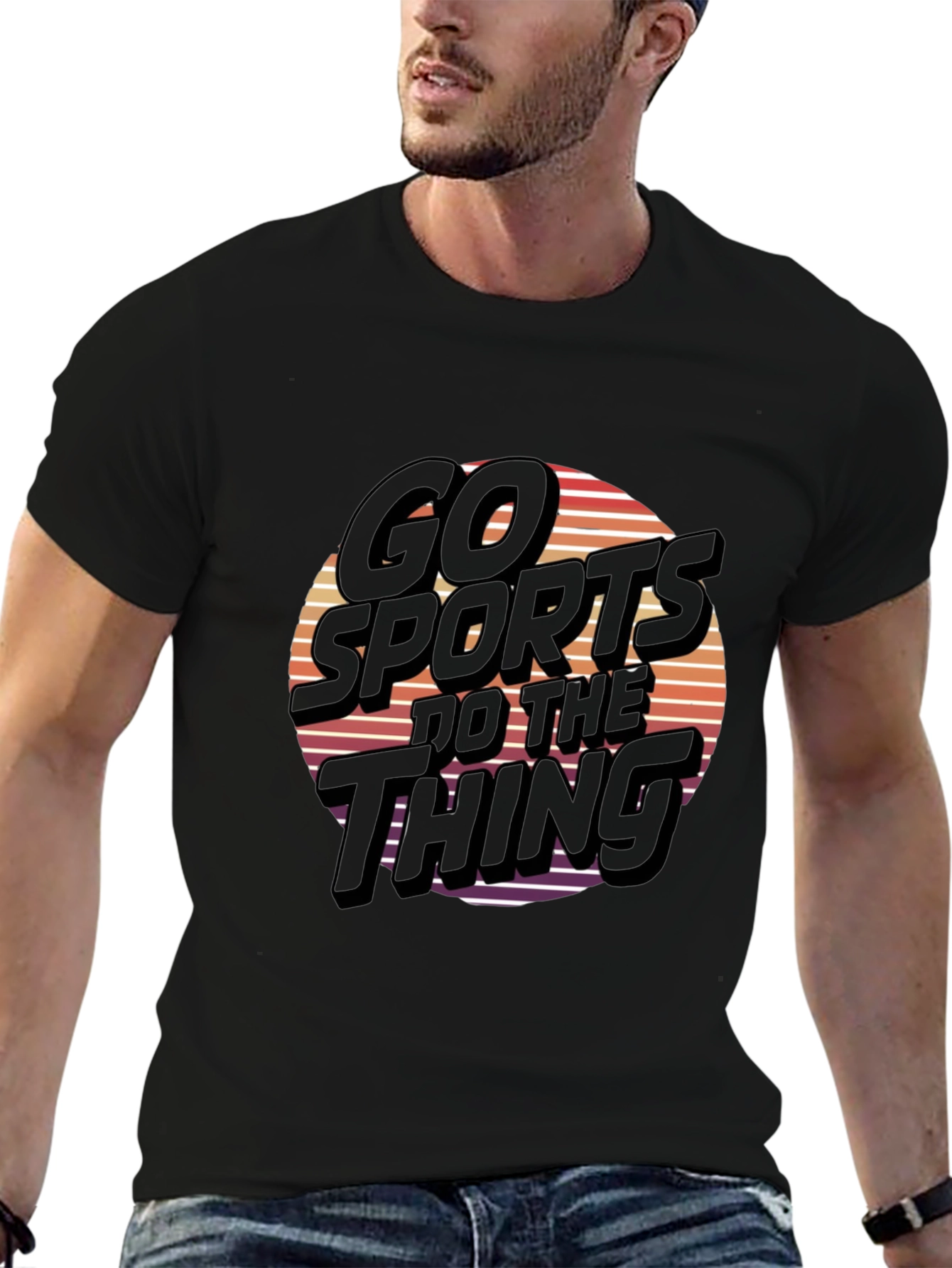 Go Sports Do The Thing T-Shirt Graphic Novelty Tee
