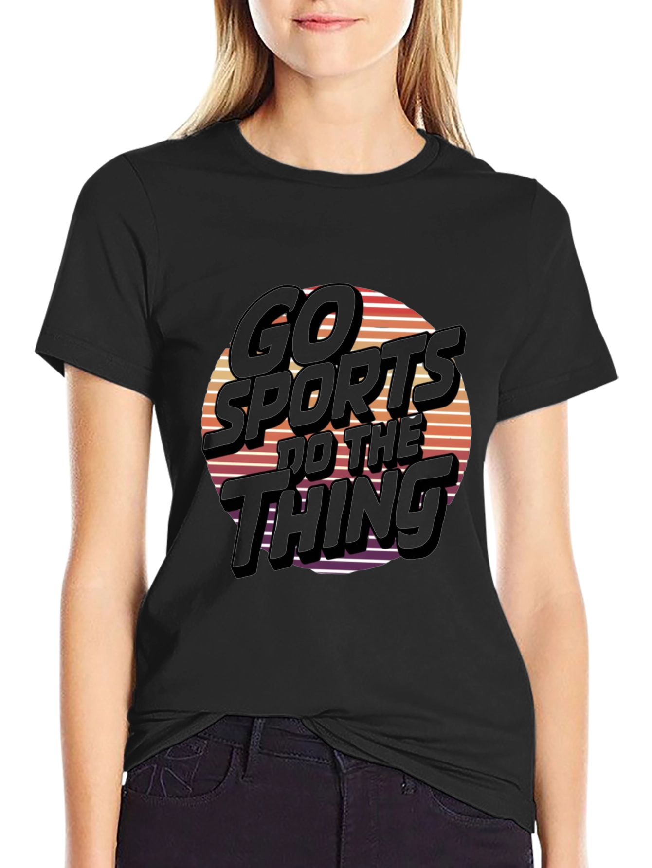 Go Sports Do The Thing T-Shirt Graphic Novelty Tee