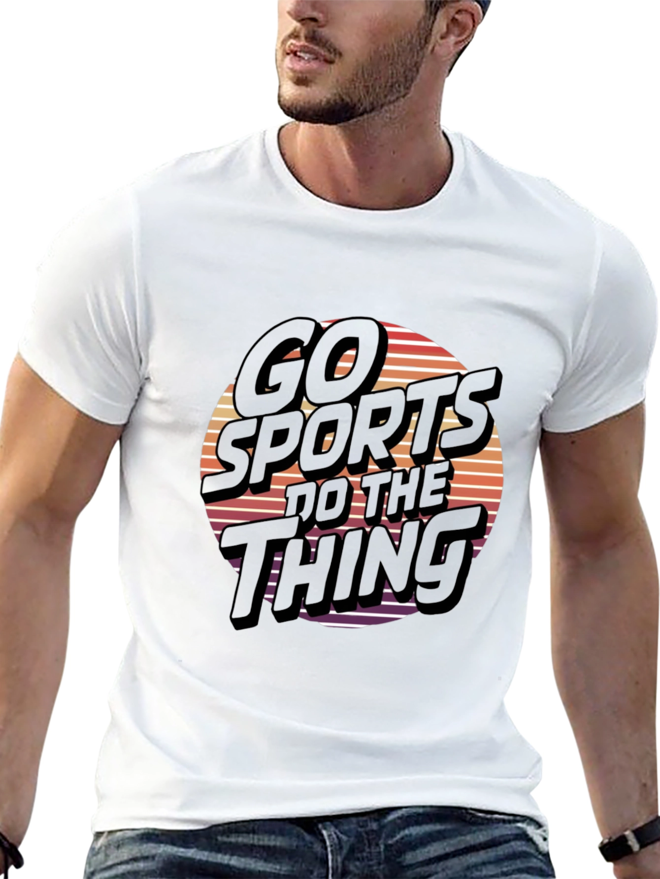Go Sports Do The Thing T-Shirt Graphic Novelty Tee