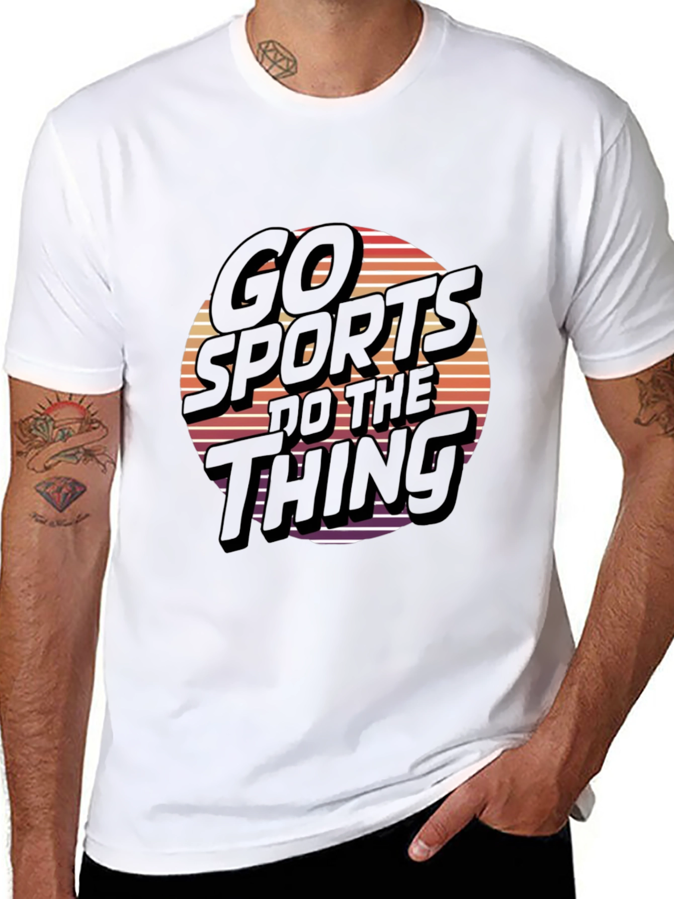 Go Sports Do The Thing T-Shirt Graphic Novelty Tee