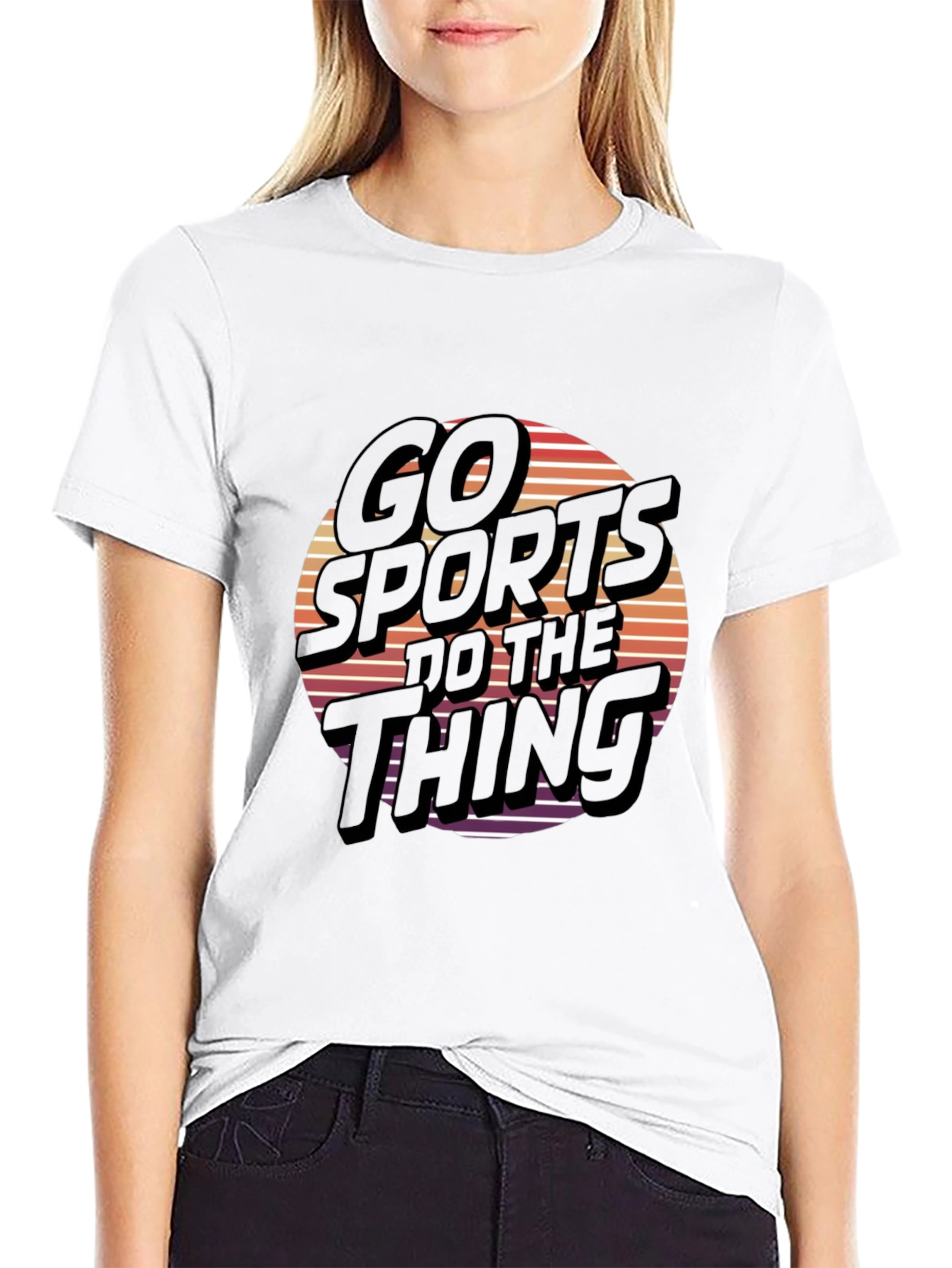 Go Sports Do The Thing T-Shirt Graphic Novelty Tee