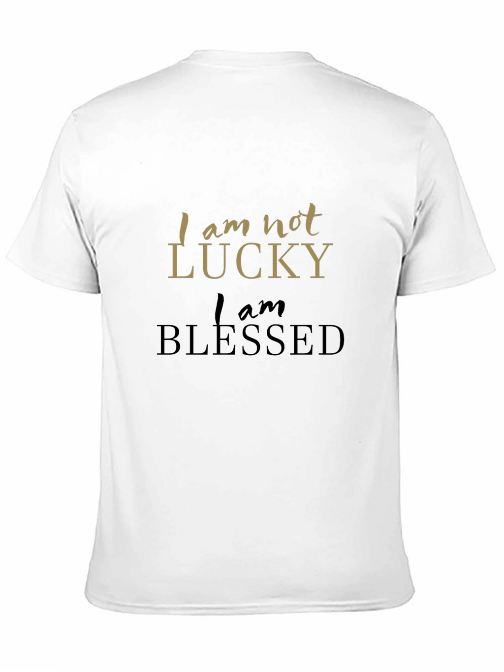 I Am Blessed Black T-Shirt