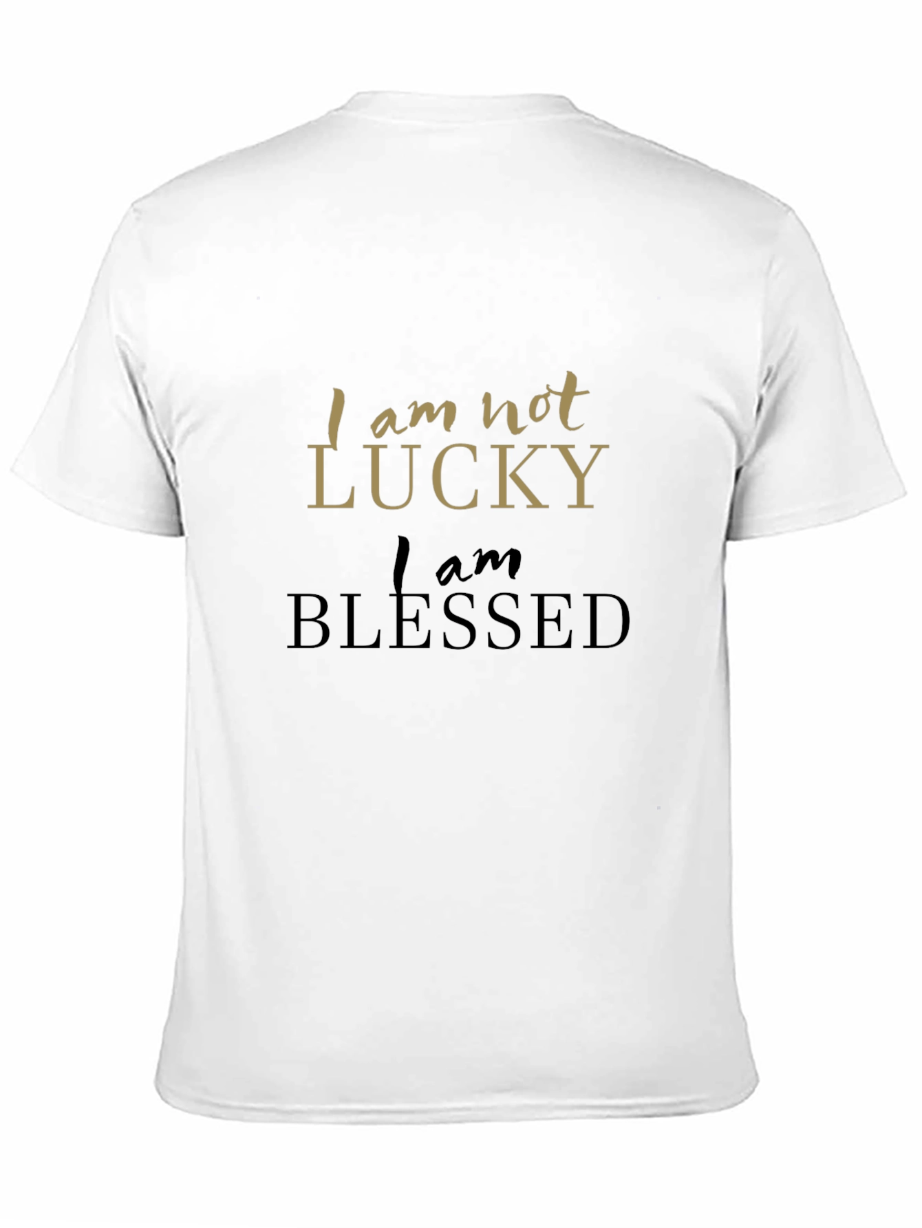 I Am Blessed Black T-Shirt