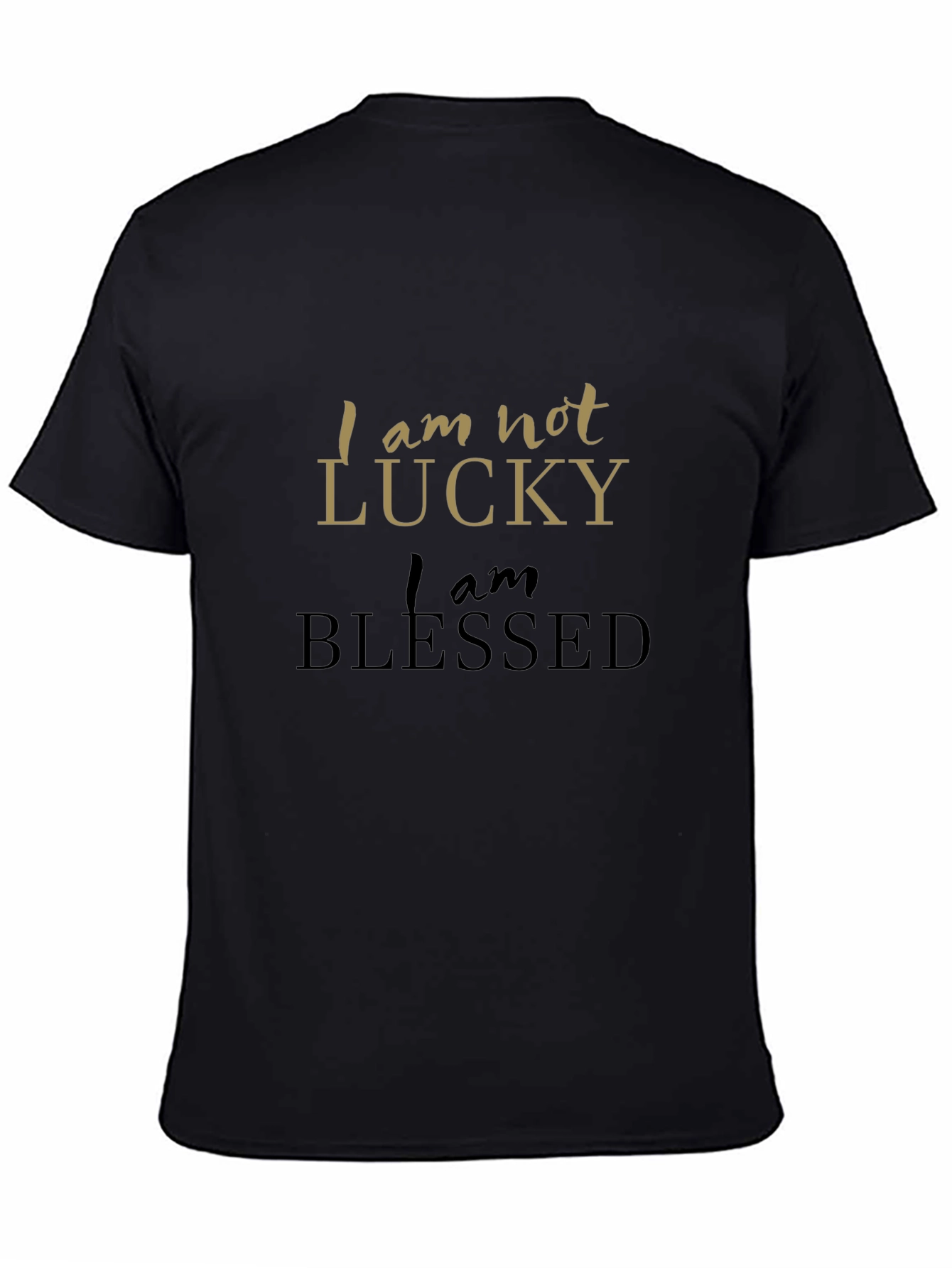 I Am Blessed Black T-Shirt
