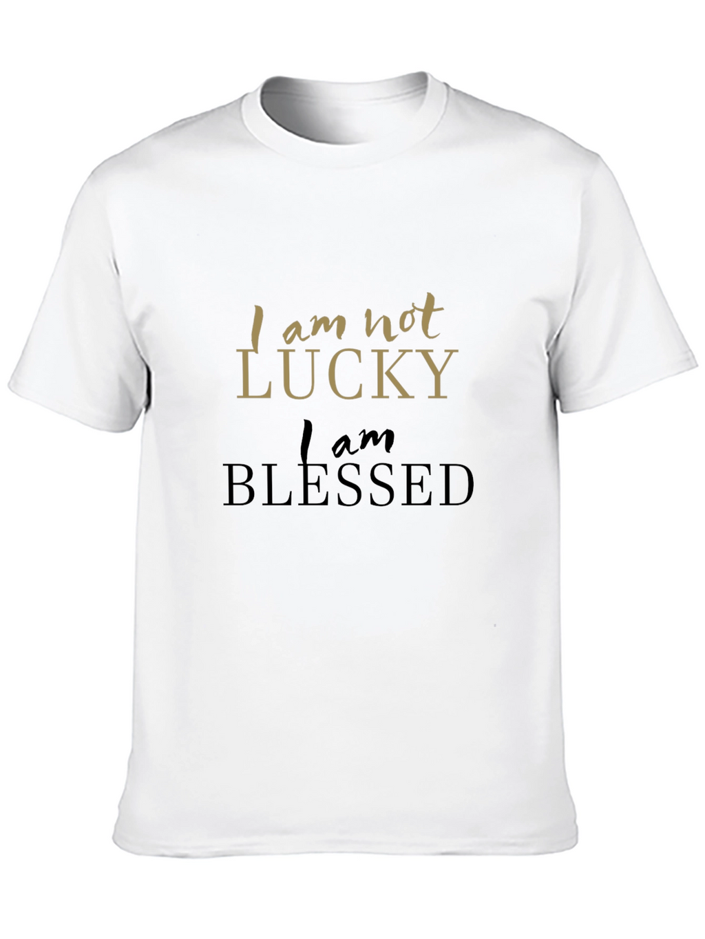 I Am Blessed Black T-Shirt