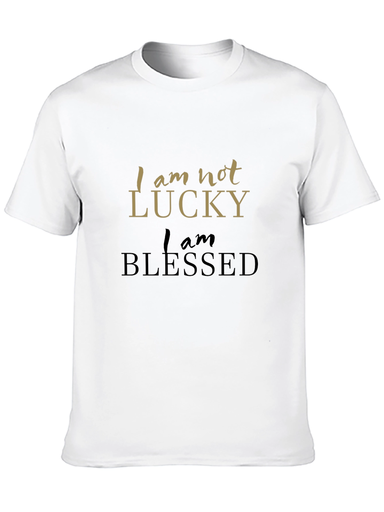 I Am Blessed Black T-Shirt