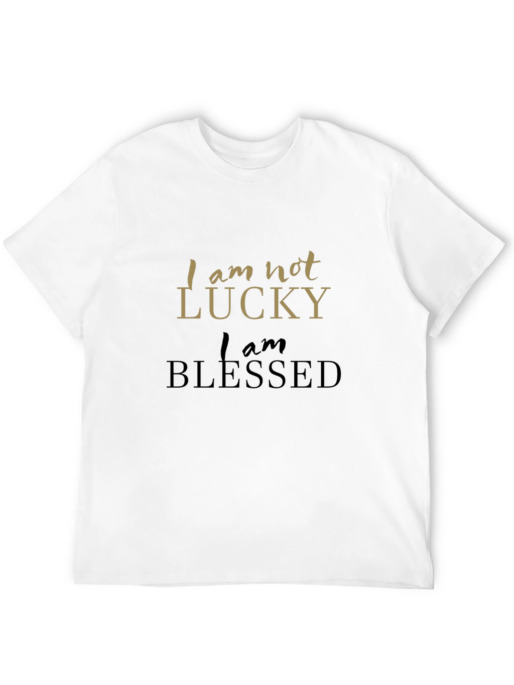 I Am Blessed Black T-Shirt