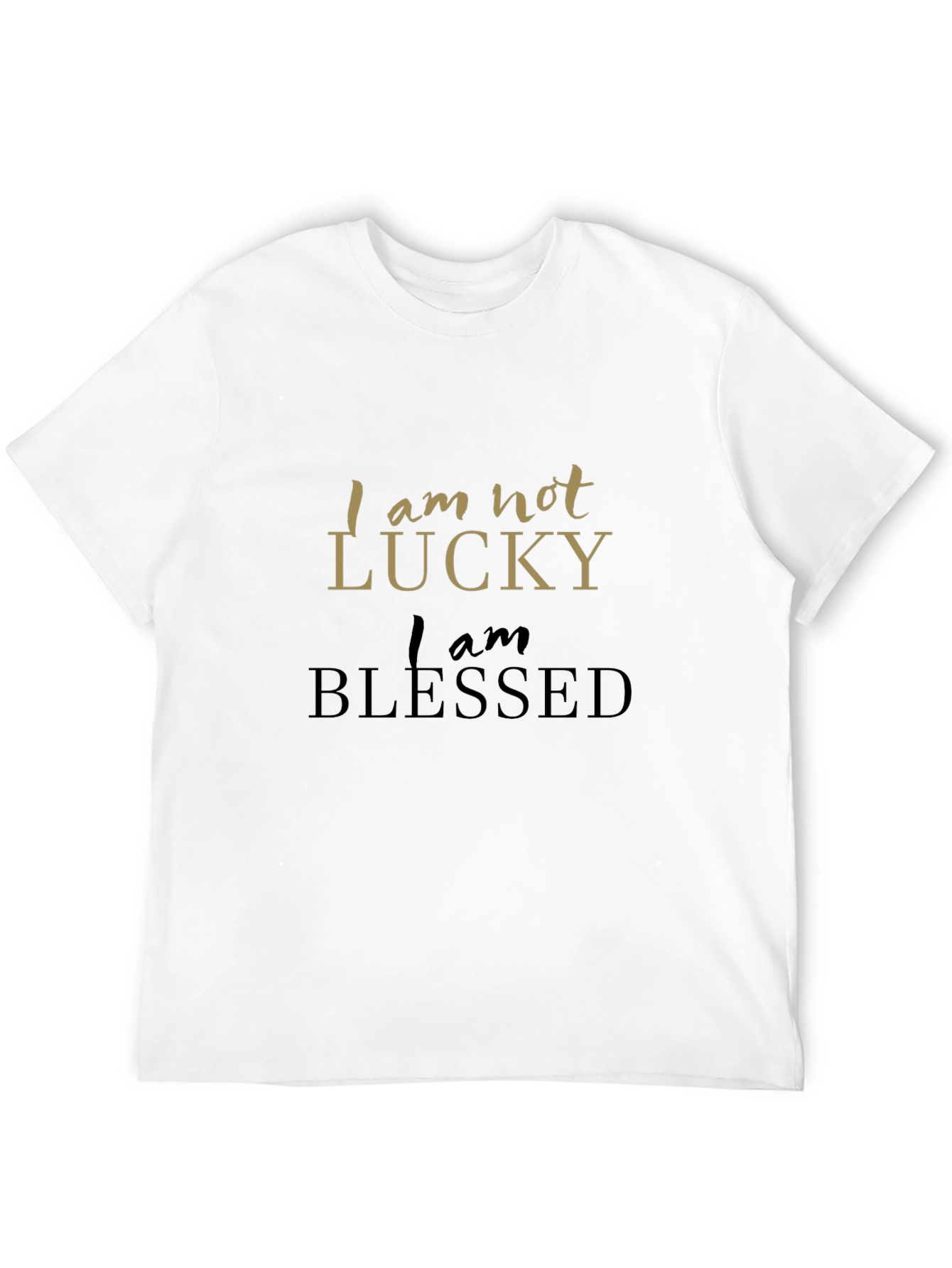 I Am Blessed Black T-Shirt