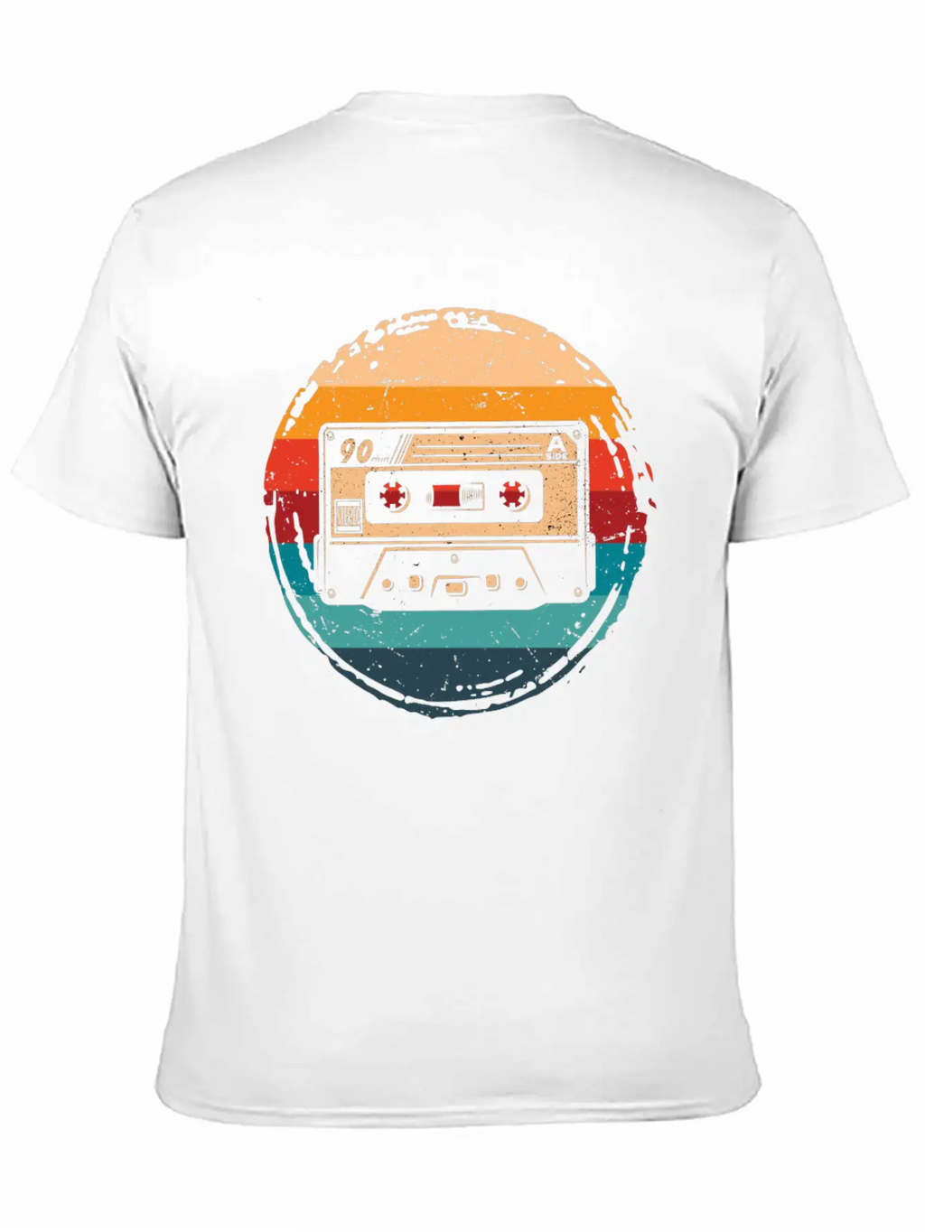 80's Cassette Tape 1990s Pencil Winding Cassette Timeless Short Sleeve Tee – Comfy And Minimalist Design