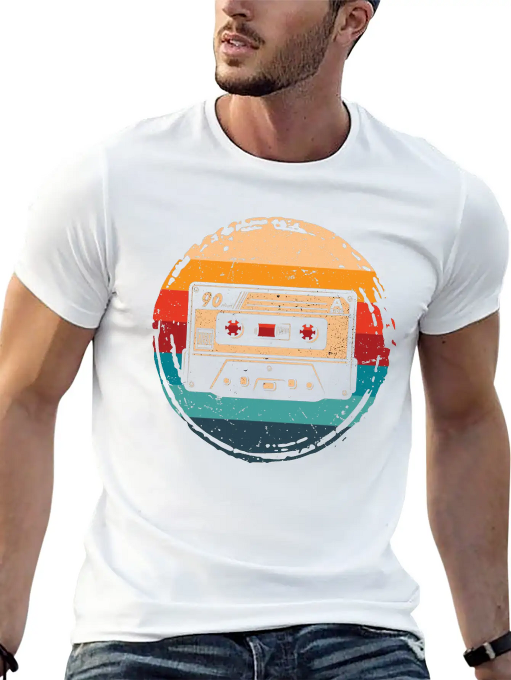 80's Cassette Tape 1990s Pencil Winding Cassette Timeless Short Sleeve Tee – Comfy And Minimalist Design