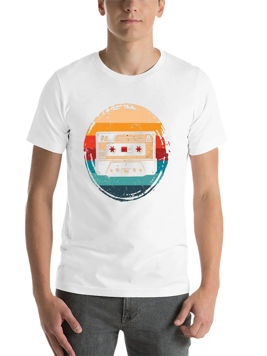 80's Cassette Tape 1990s Pencil Winding Cassette Timeless Short Sleeve Tee – Comfy And Minimalist Design