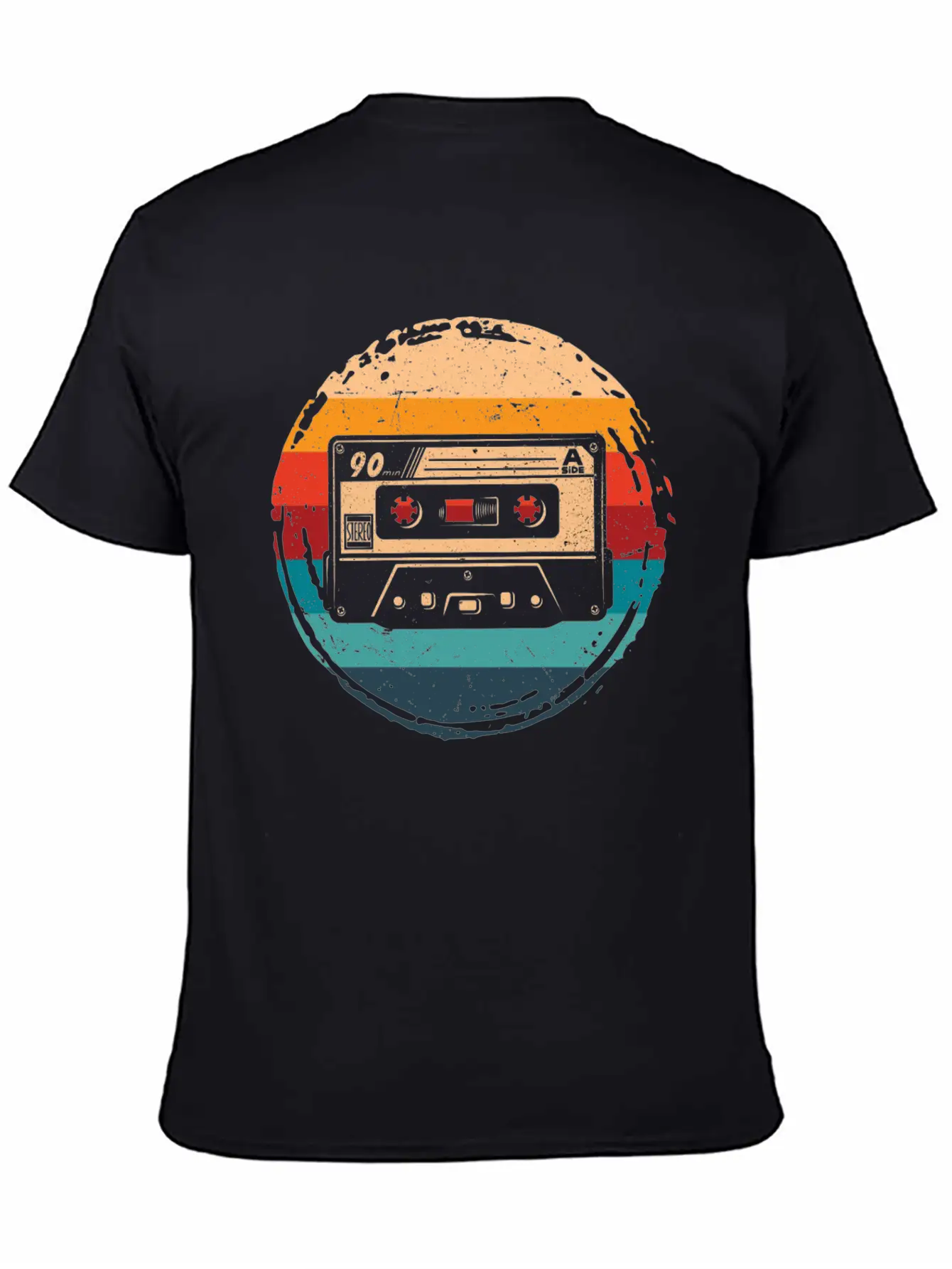 80's Cassette Tape 1990s Pencil Winding Cassette Timeless Short Sleeve Tee – Comfy And Minimalist Design