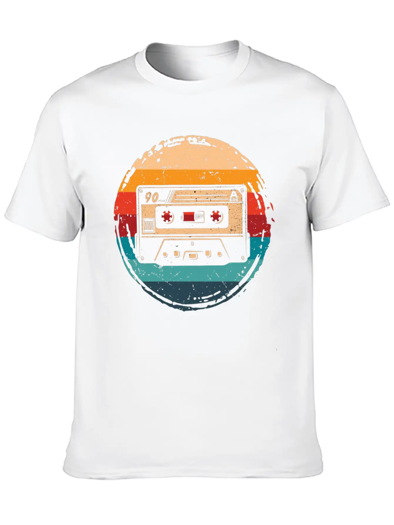 80's Cassette Tape 1990s Pencil Winding Cassette Timeless Short Sleeve Tee – Comfy And Minimalist Design