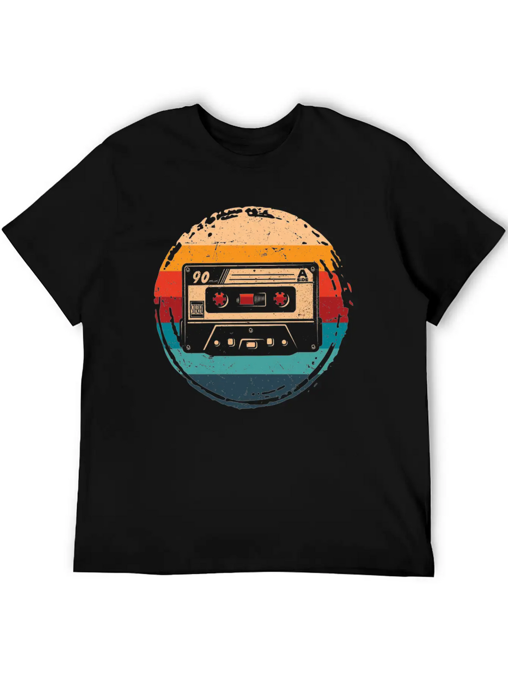 80's Cassette Tape 1990s Pencil Winding Cassette Timeless Short Sleeve Tee – Comfy And Minimalist Design