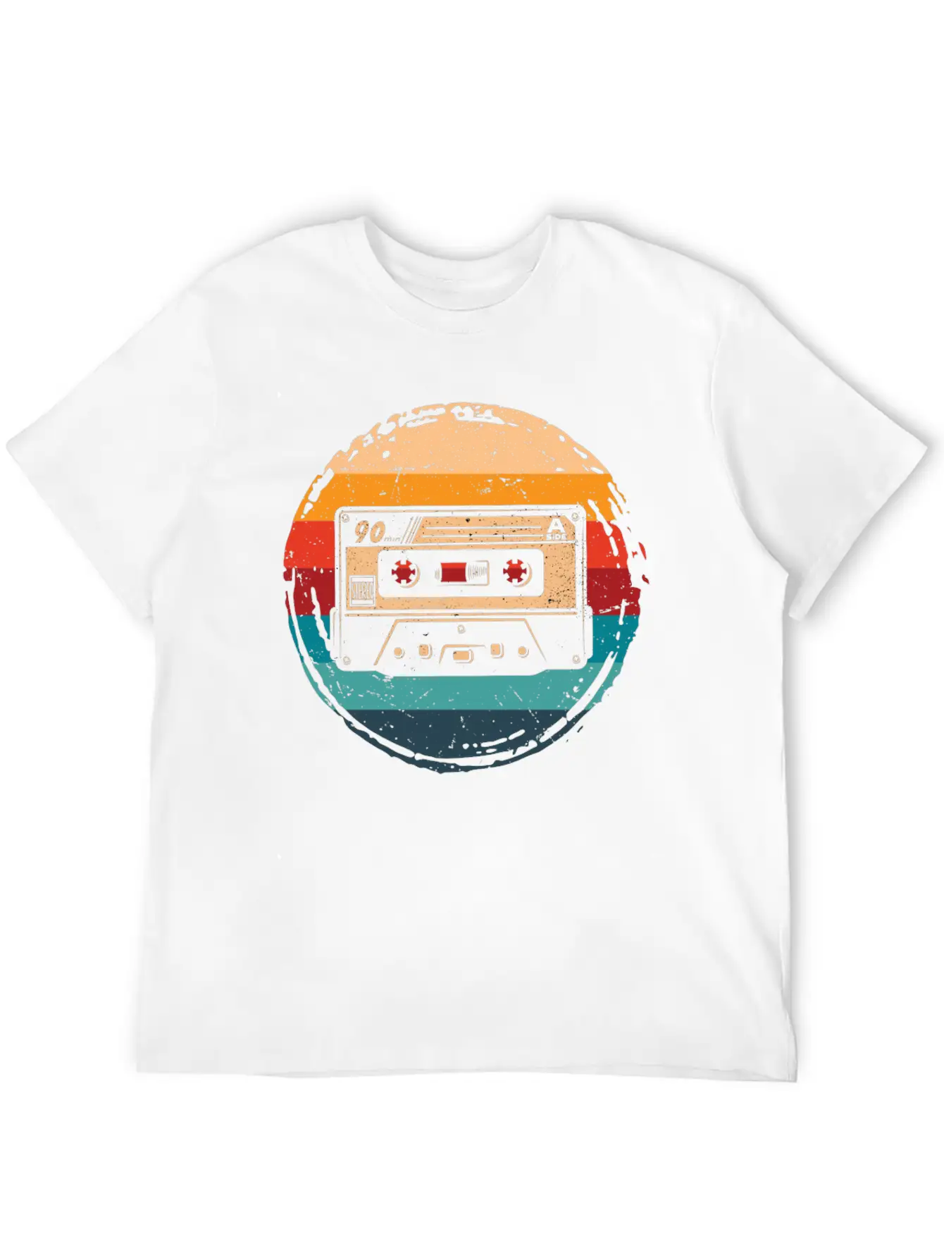 80's Cassette Tape 1990s Pencil Winding Cassette Timeless Short Sleeve Tee – Comfy And Minimalist Design