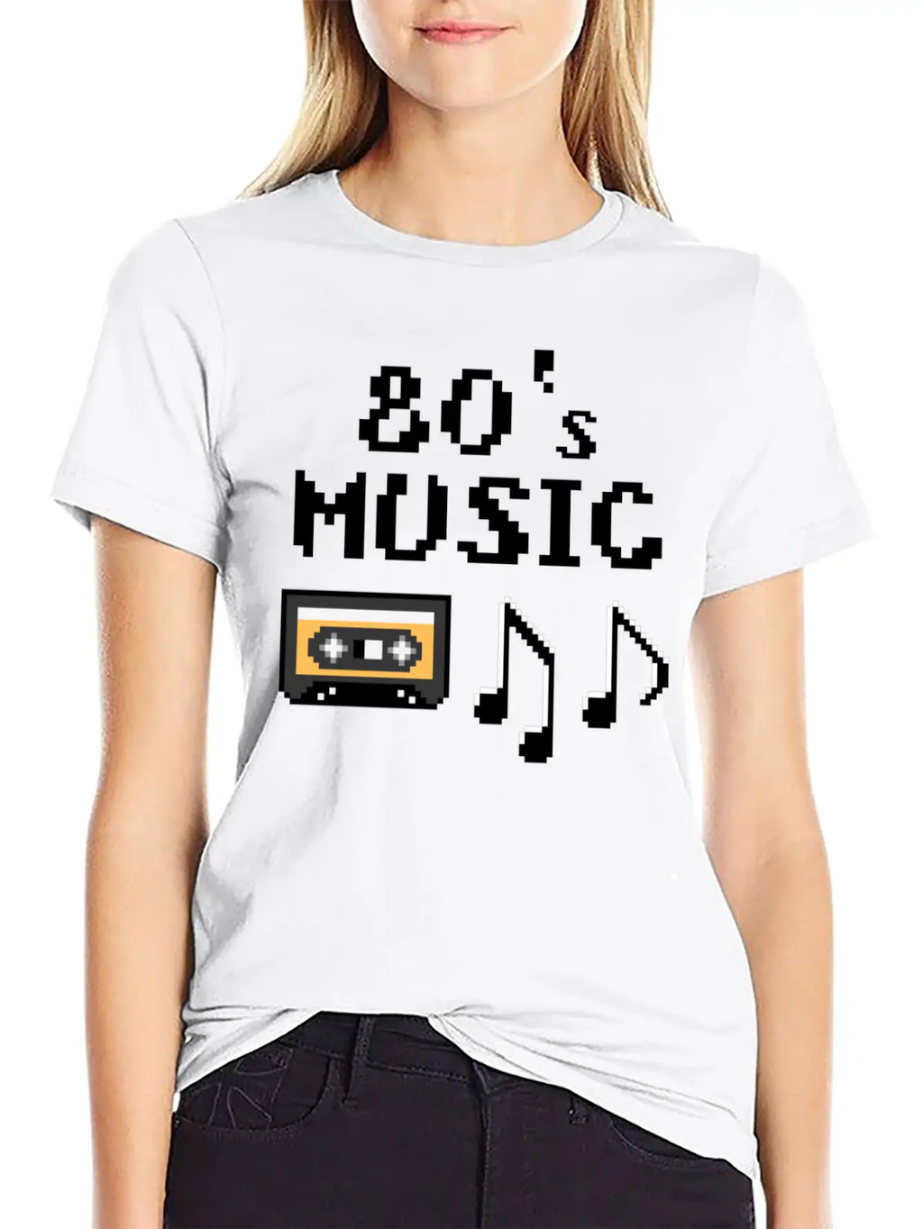 80s Music Breathable Soft Cotton T-Shirt – Timeless Casual Look