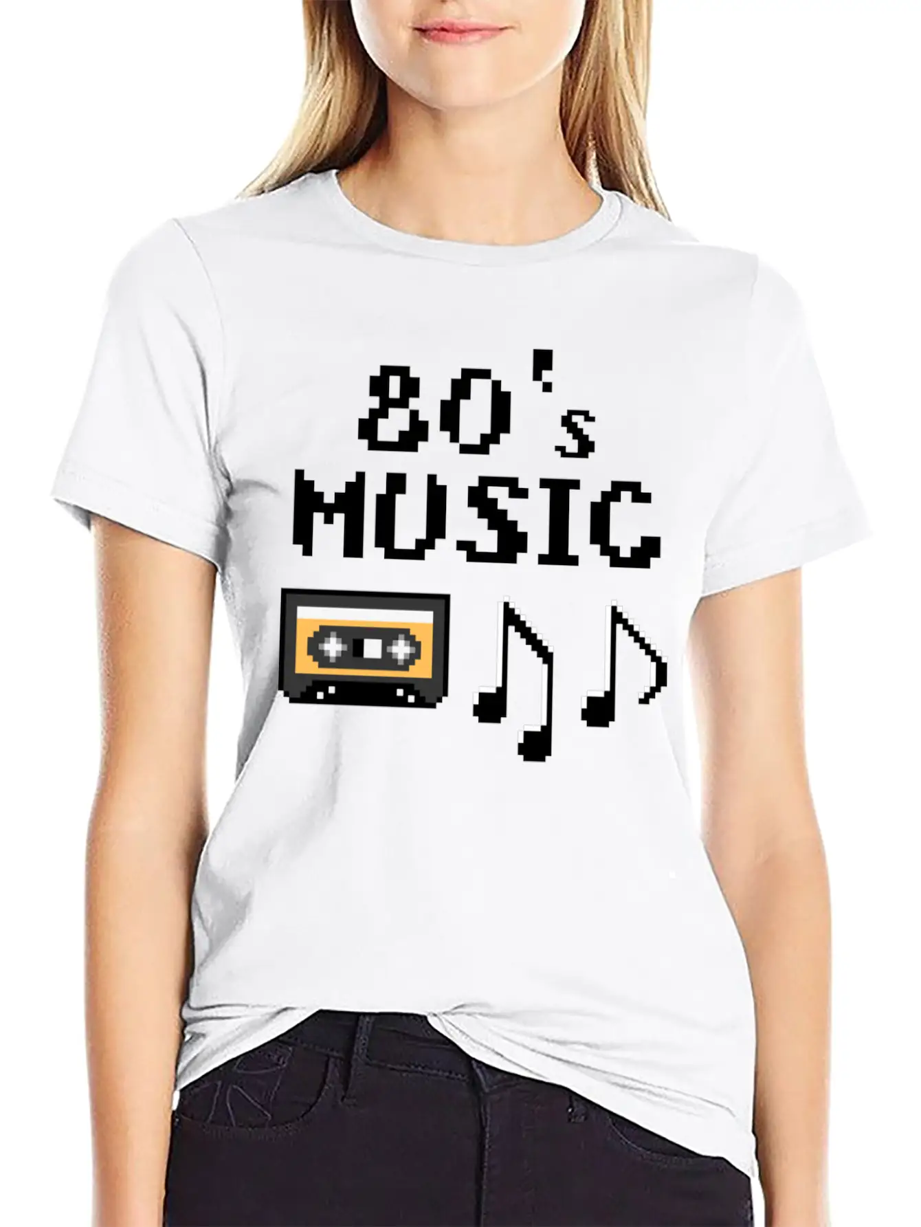 80s Music Breathable Soft Cotton T-Shirt – Timeless Casual Look