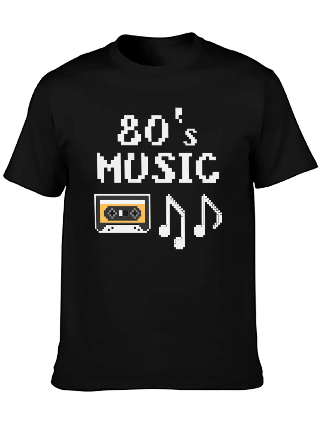 80s Music Breathable Soft Cotton T-Shirt – Timeless Casual Look
