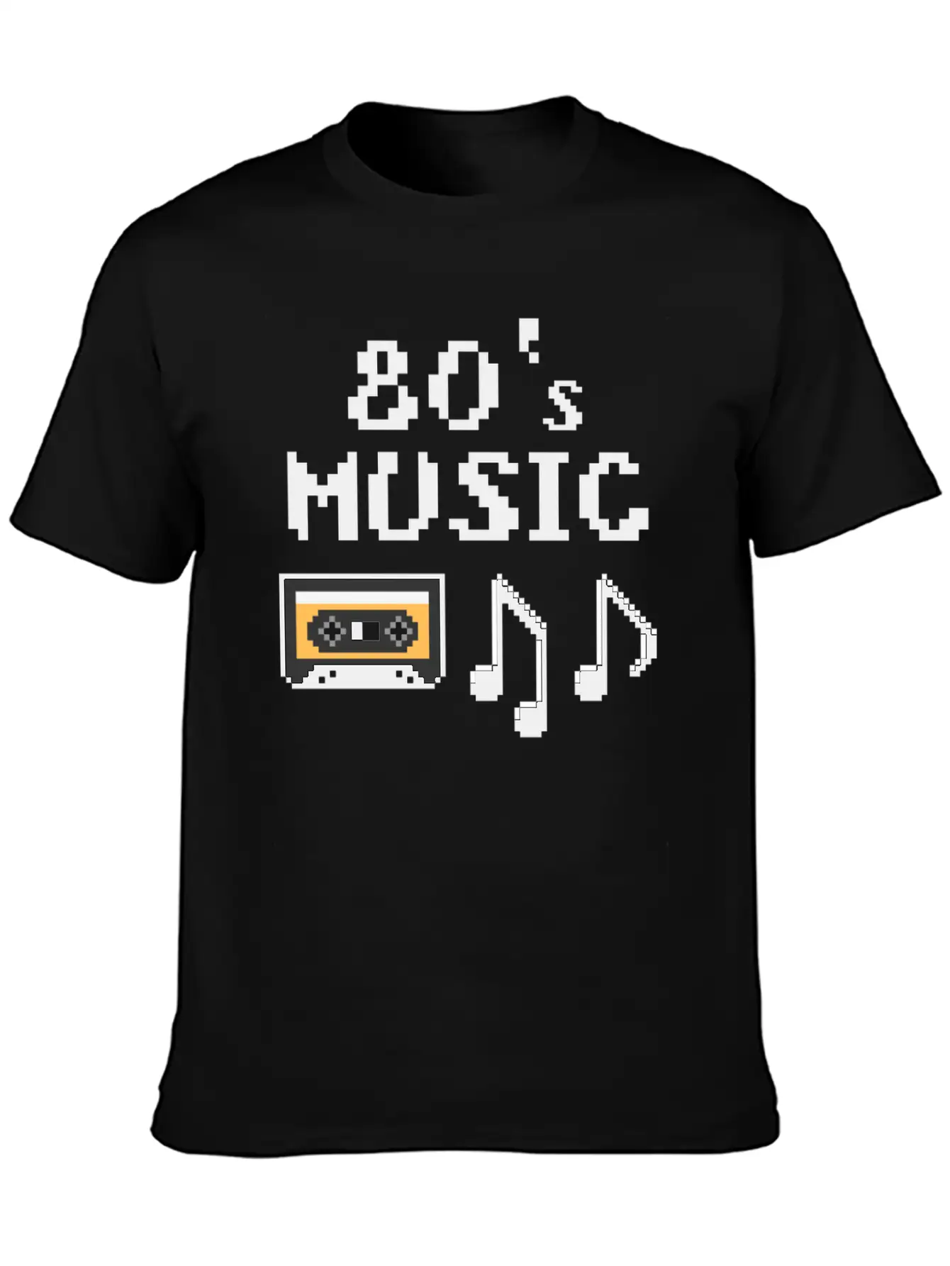 80s Music Breathable Soft Cotton T-Shirt – Timeless Casual Look