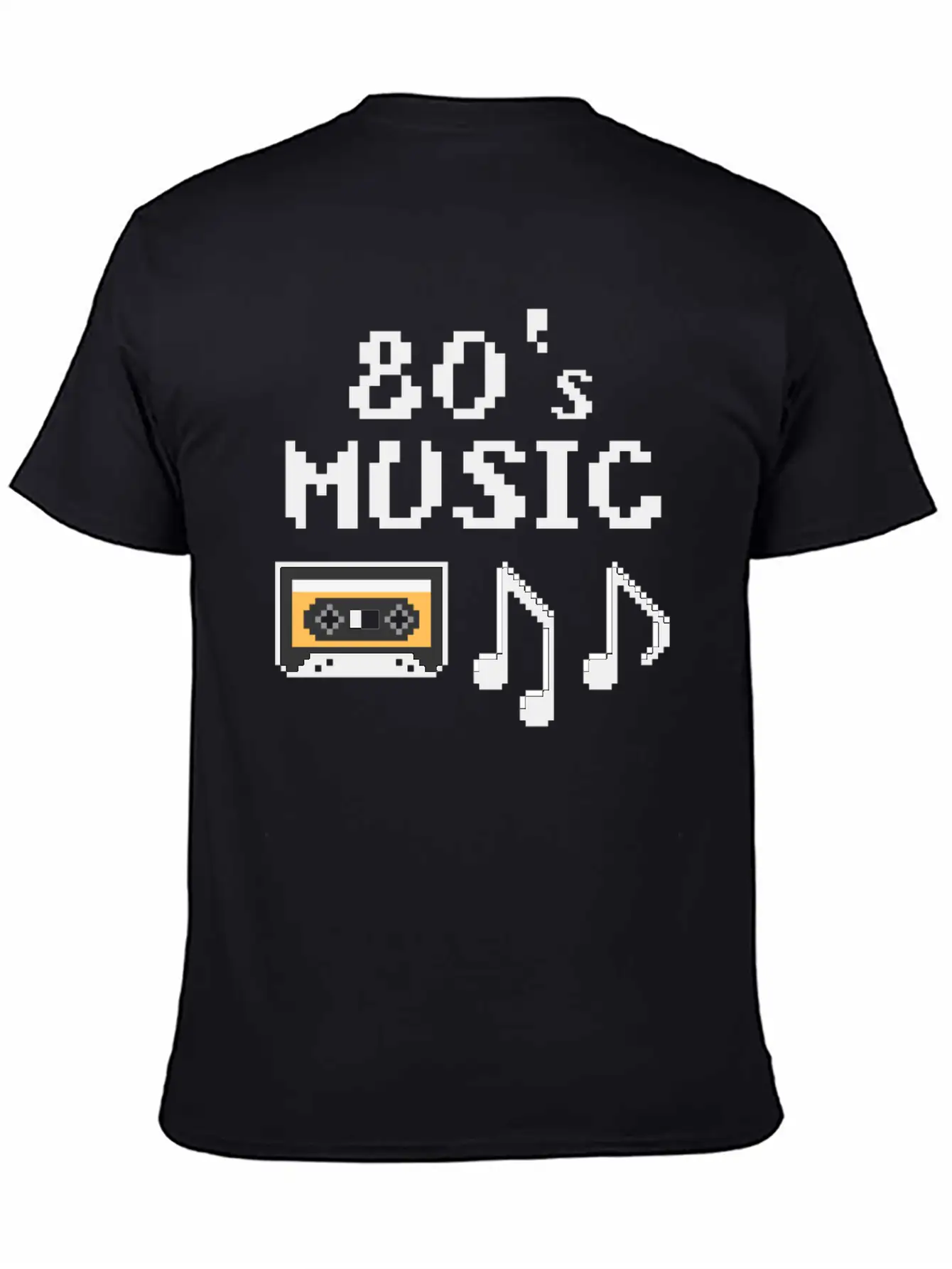 80s Music Breathable Soft Cotton T-Shirt – Timeless Casual Look