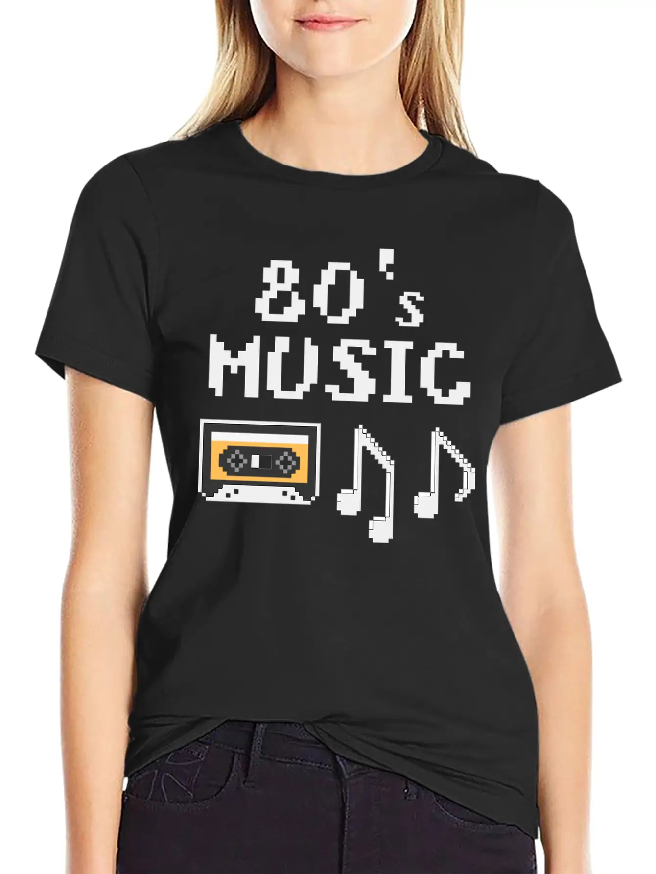 80s Music Breathable Soft Cotton T-Shirt – Timeless Casual Look