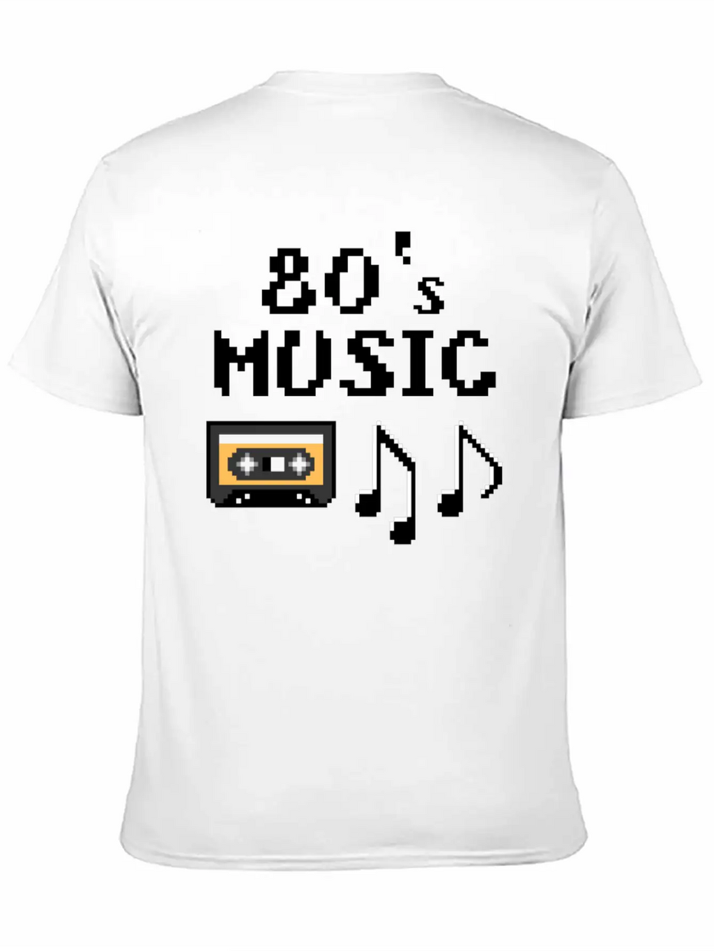 80s Music Breathable Soft Cotton T-Shirt – Timeless Casual Look