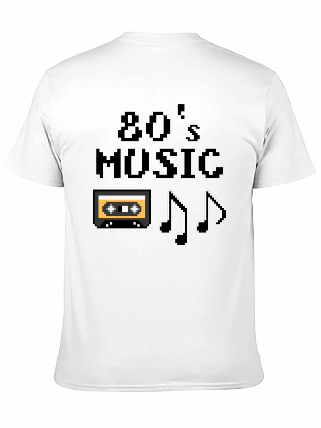80s Music Breathable Soft Cotton T-Shirt – Timeless Casual Look