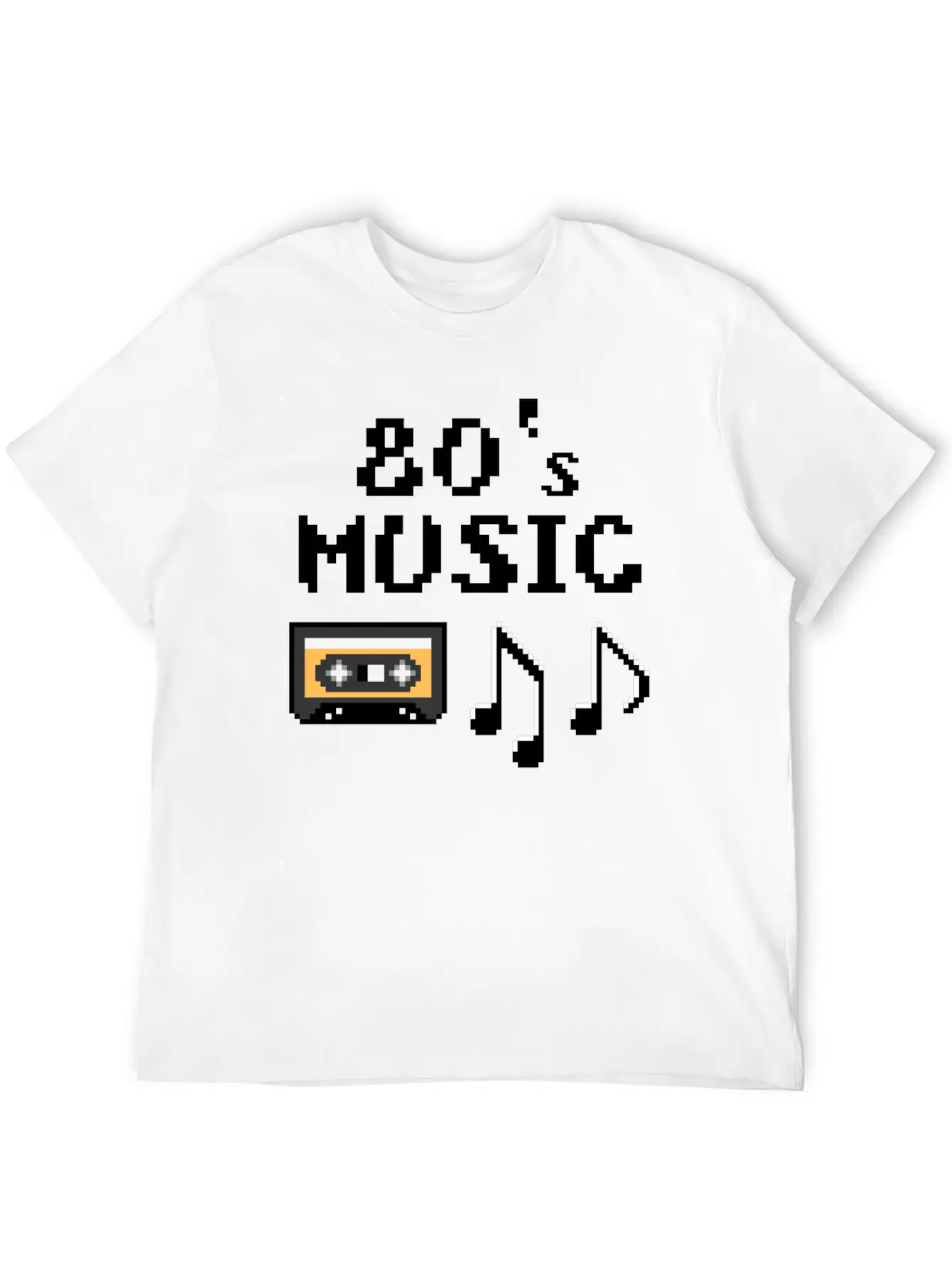 80s Music Breathable Soft Cotton T-Shirt – Timeless Casual Look
