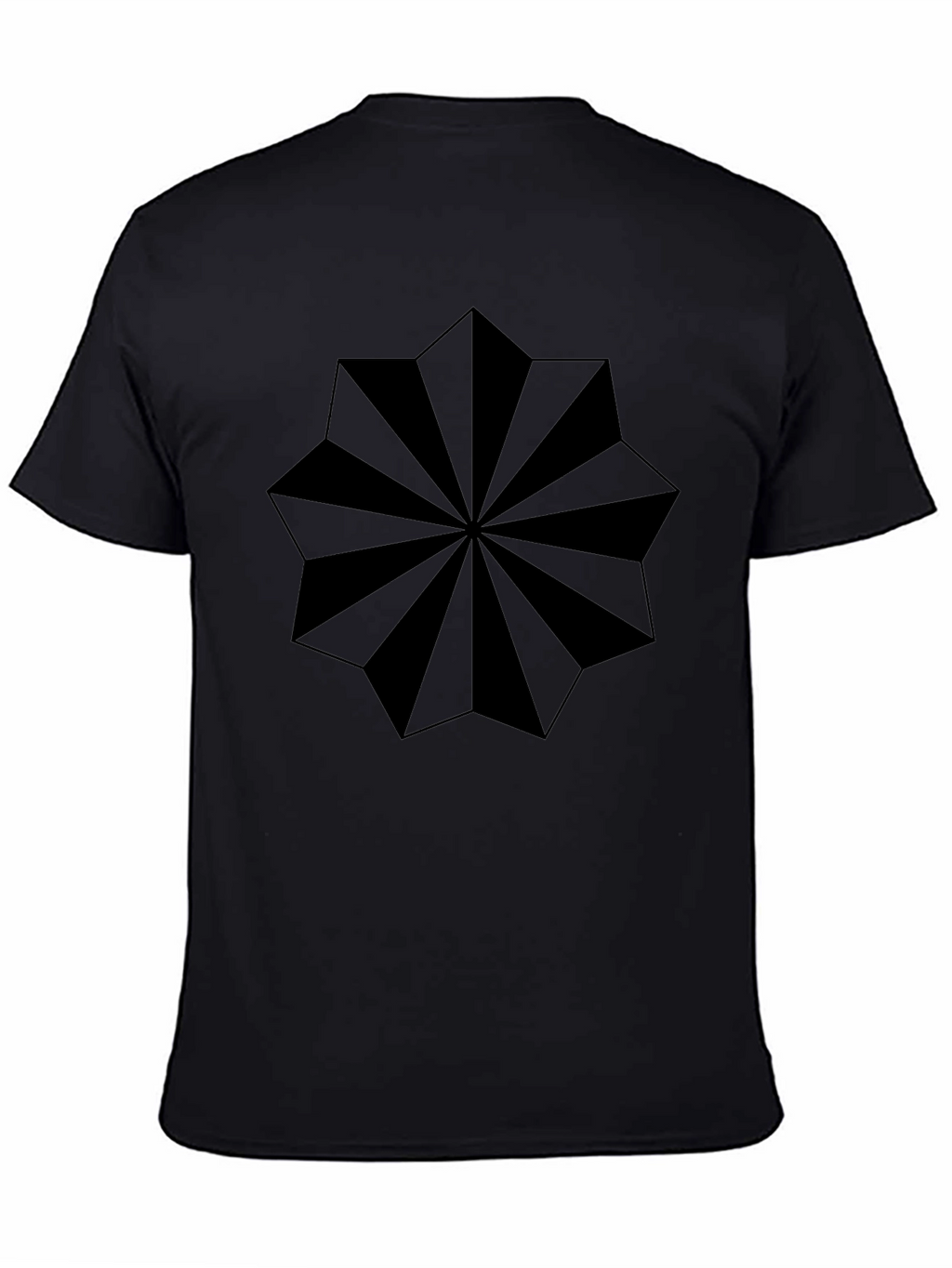 Geometric Starburst Graphic T-Shirt