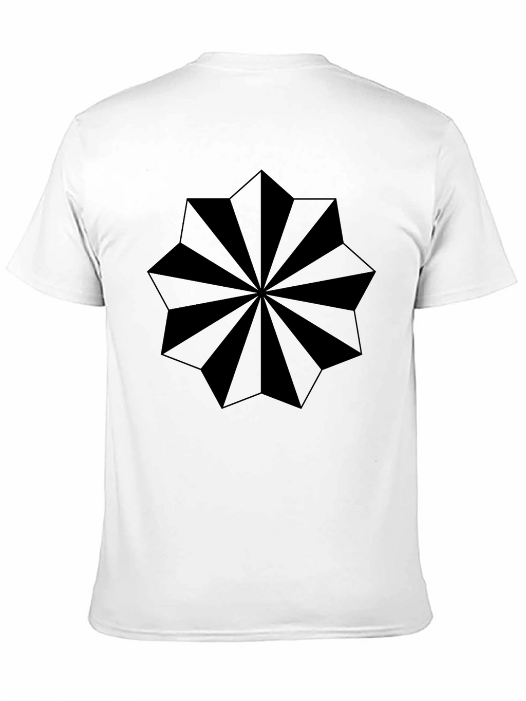 Geometric Starburst Graphic T-Shirt