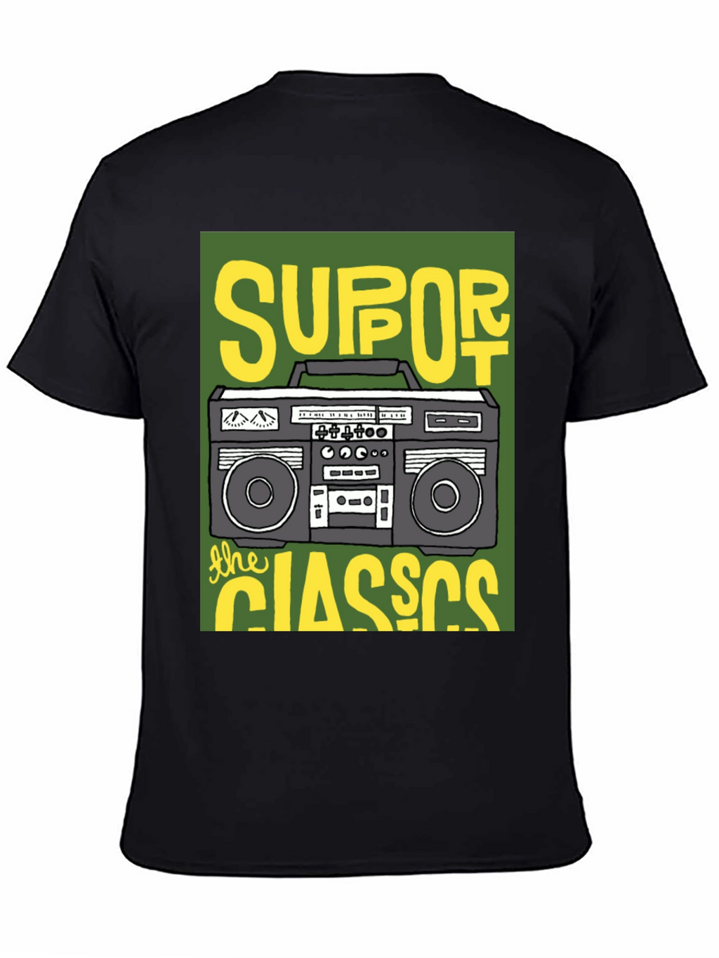 Support The Classics Boombox T-Shirt