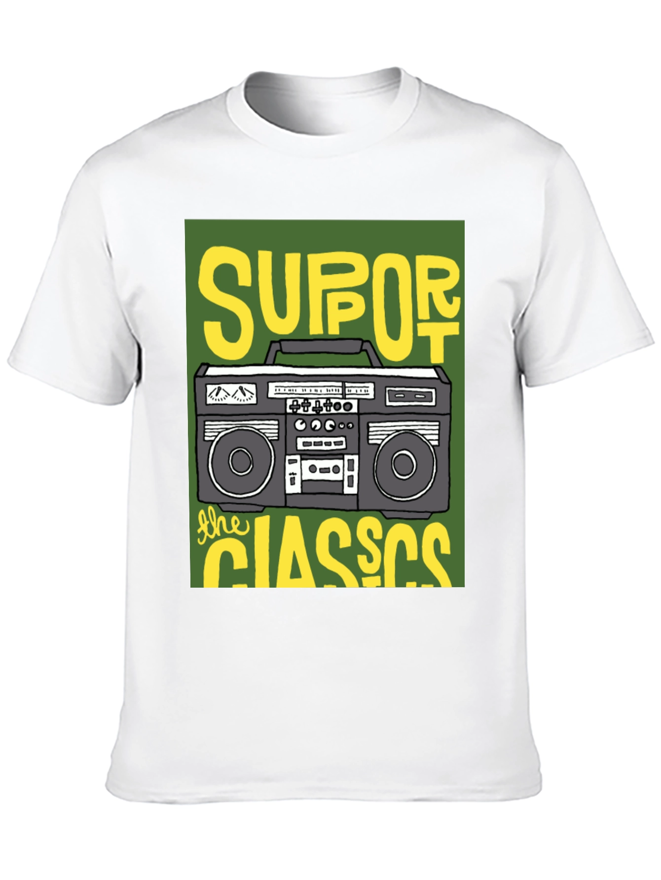 Support The Classics Boombox T-Shirt