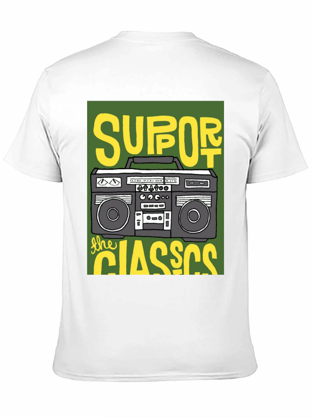 Support The Classics Boombox T-Shirt