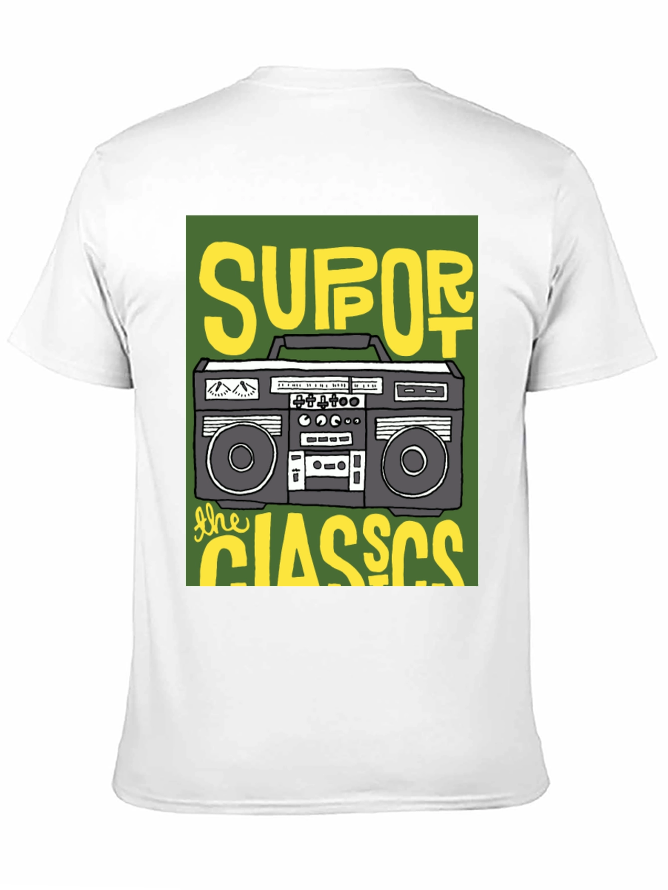 Support The Classics Boombox T-Shirt