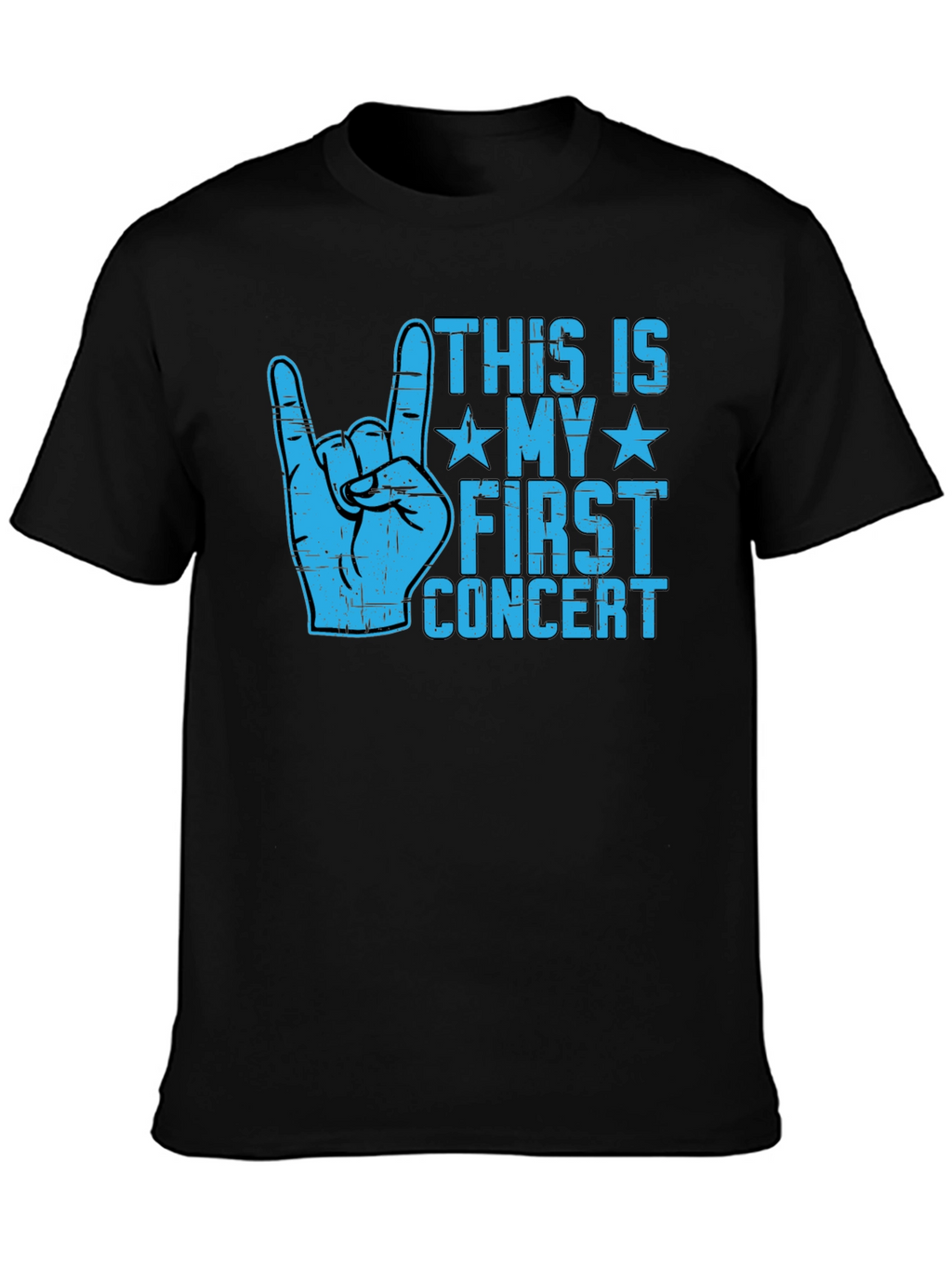First Concert T-Shirt - Rock On Design