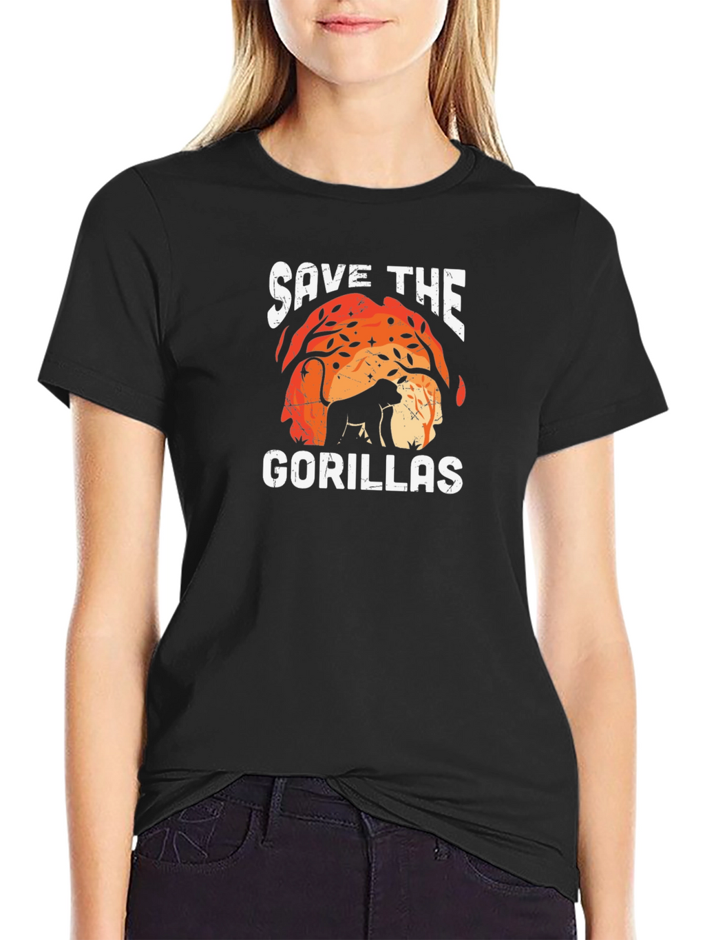 Save the Gorillas T-Shirt - Wildlife Conservation Tee