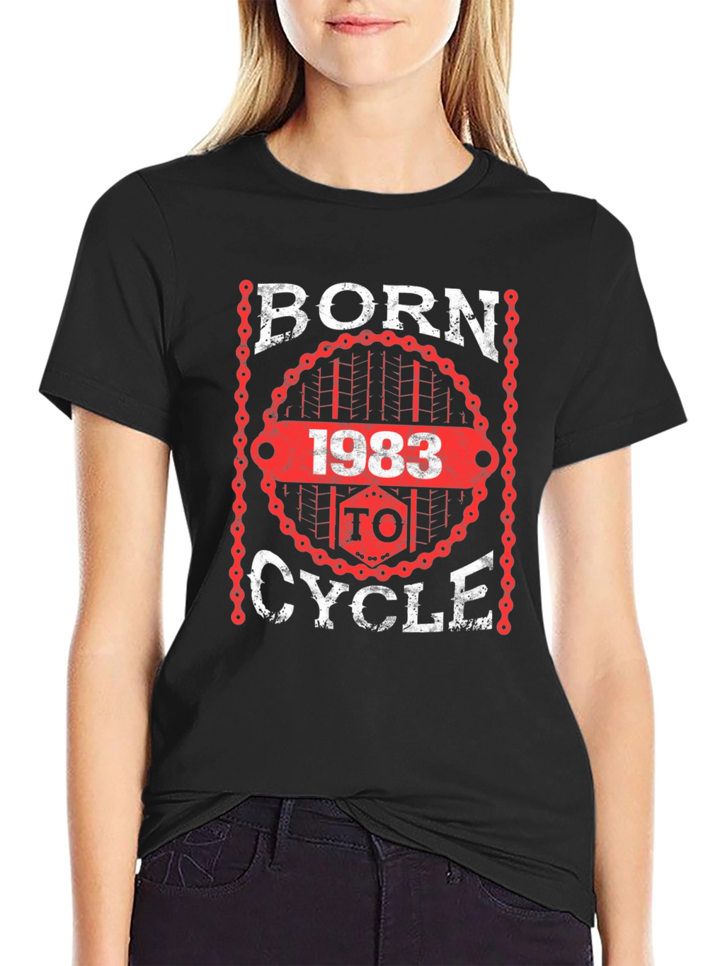 Born 1983 To Cycle T-Shirt