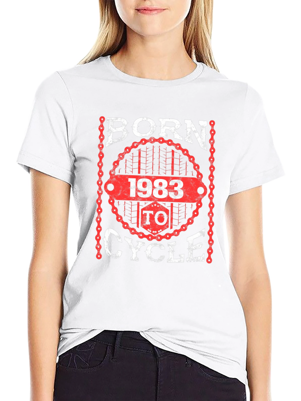 Born 1983 To Cycle T-Shirt
